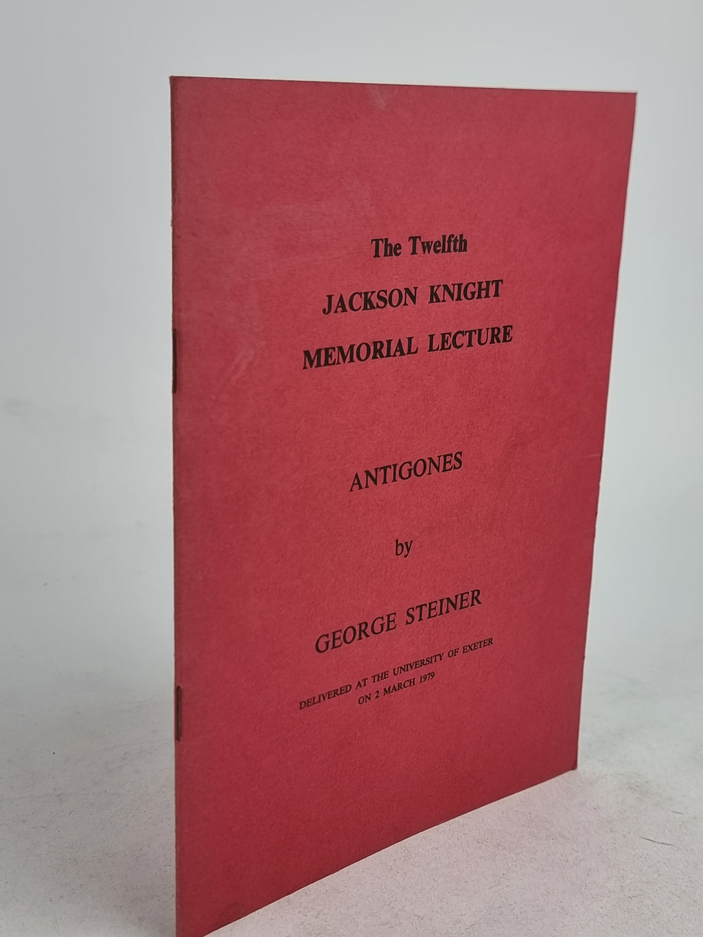 Antigones, George Steiner — 1st Edition