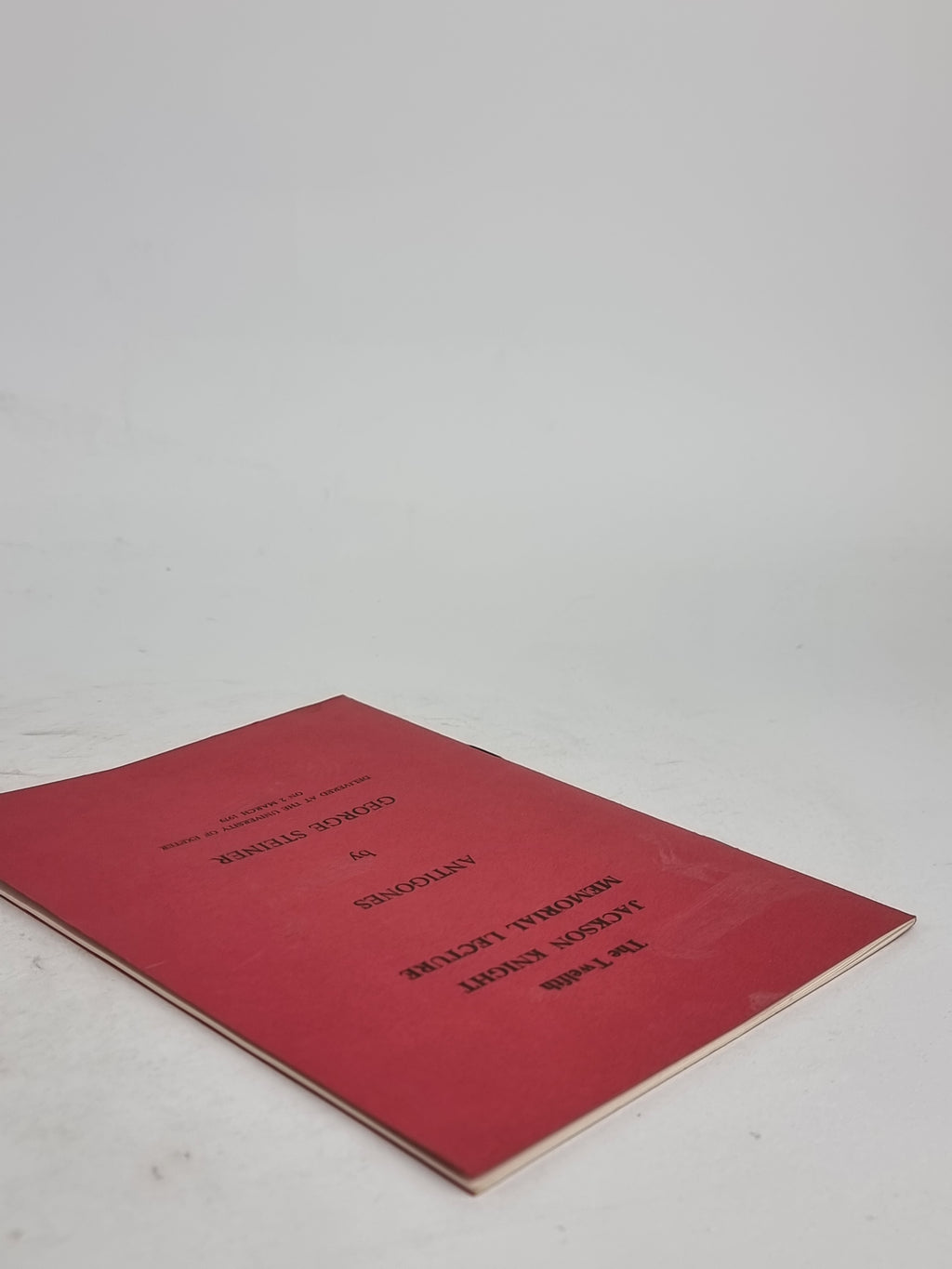 Antigones, George Steiner — 1st Edition