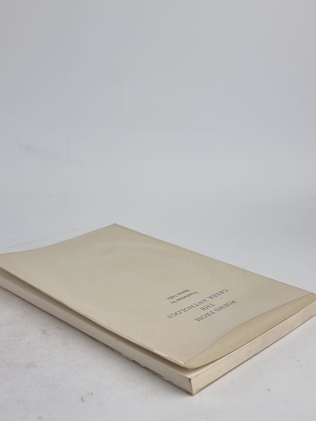 Poems from the Greek Anthology, Barriss Mills — 1st Edition, Limited
