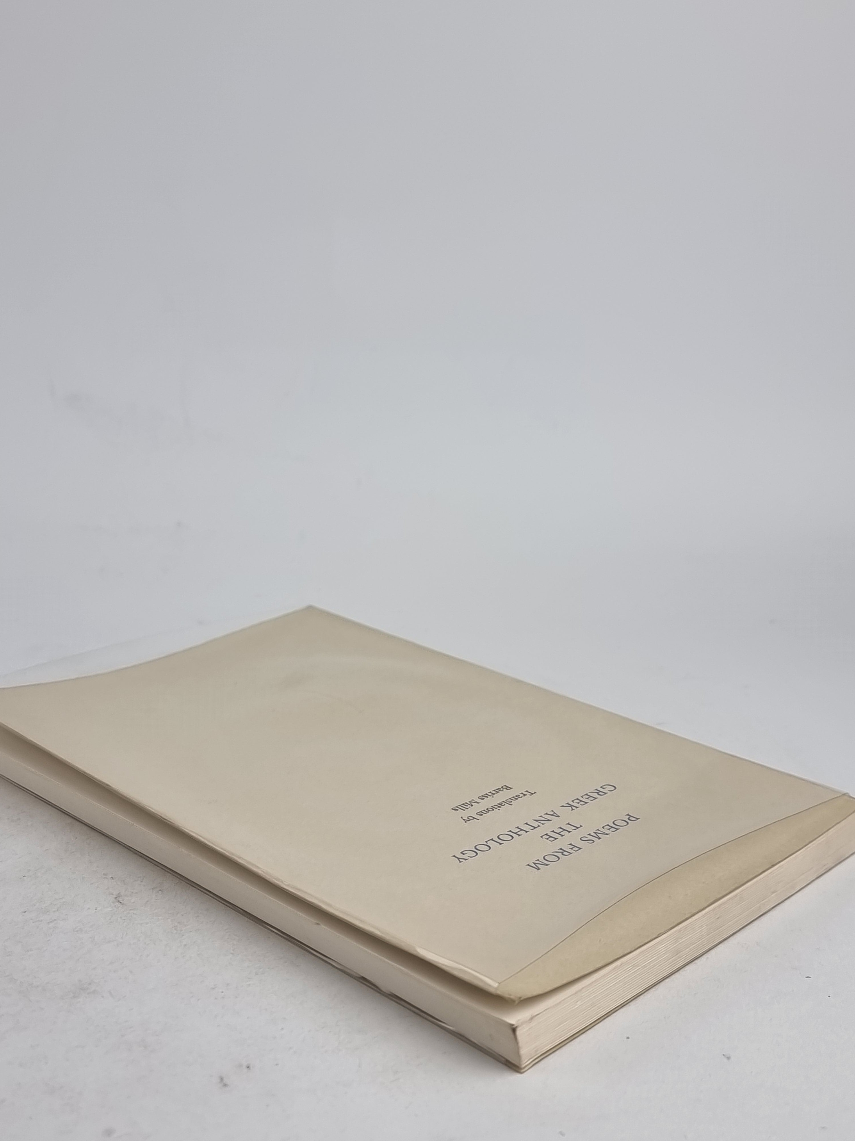 Poems from the Greek Anthology, Barriss Mills — 1st Edition, Limited