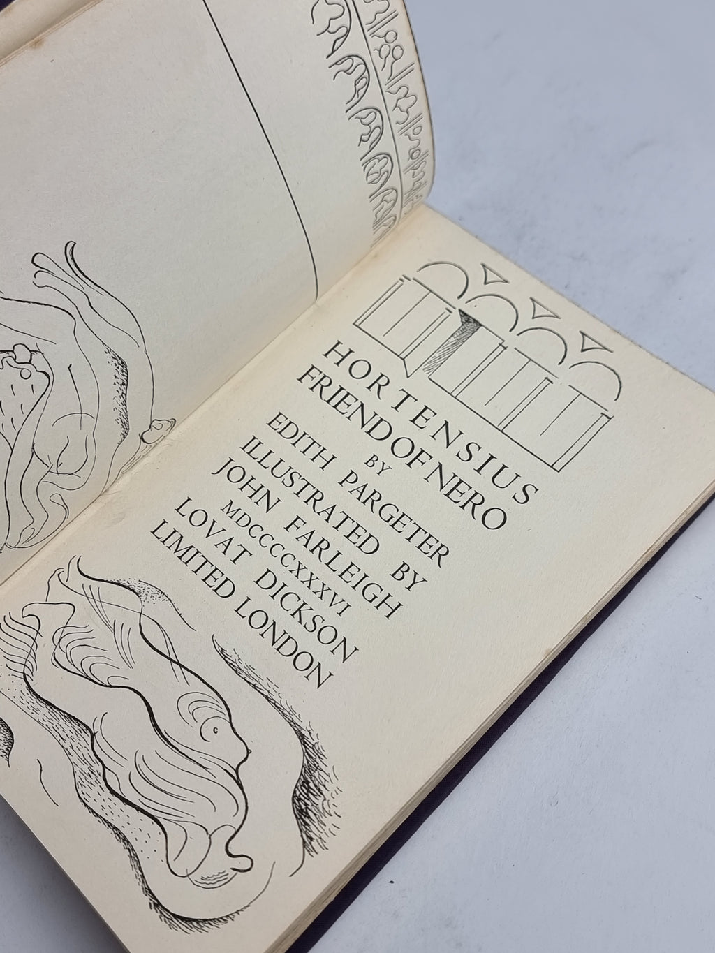 Hortensius, Friend of Nero, Edith Pargeter — 1st Edition