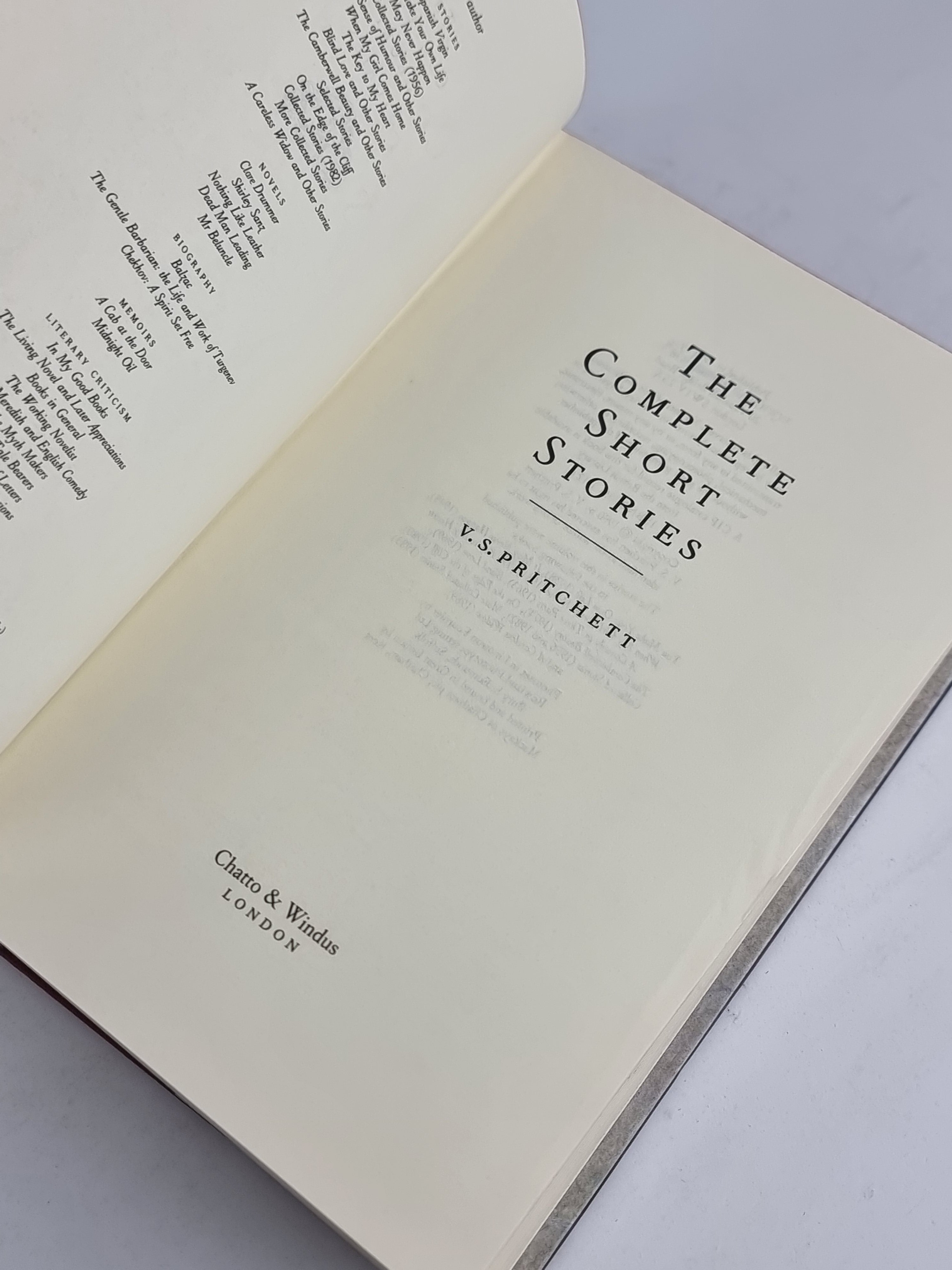 V. S. Pritchett, The Complete Short Stories — 1st Edition