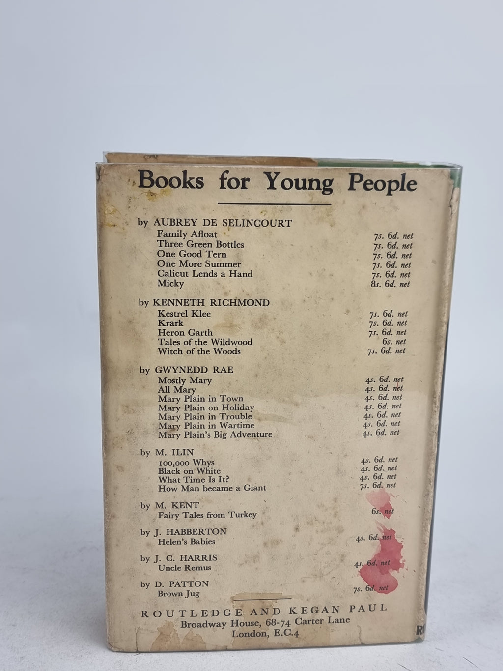 Bunkle and Belinda, M. Pardoe — 1st Edition