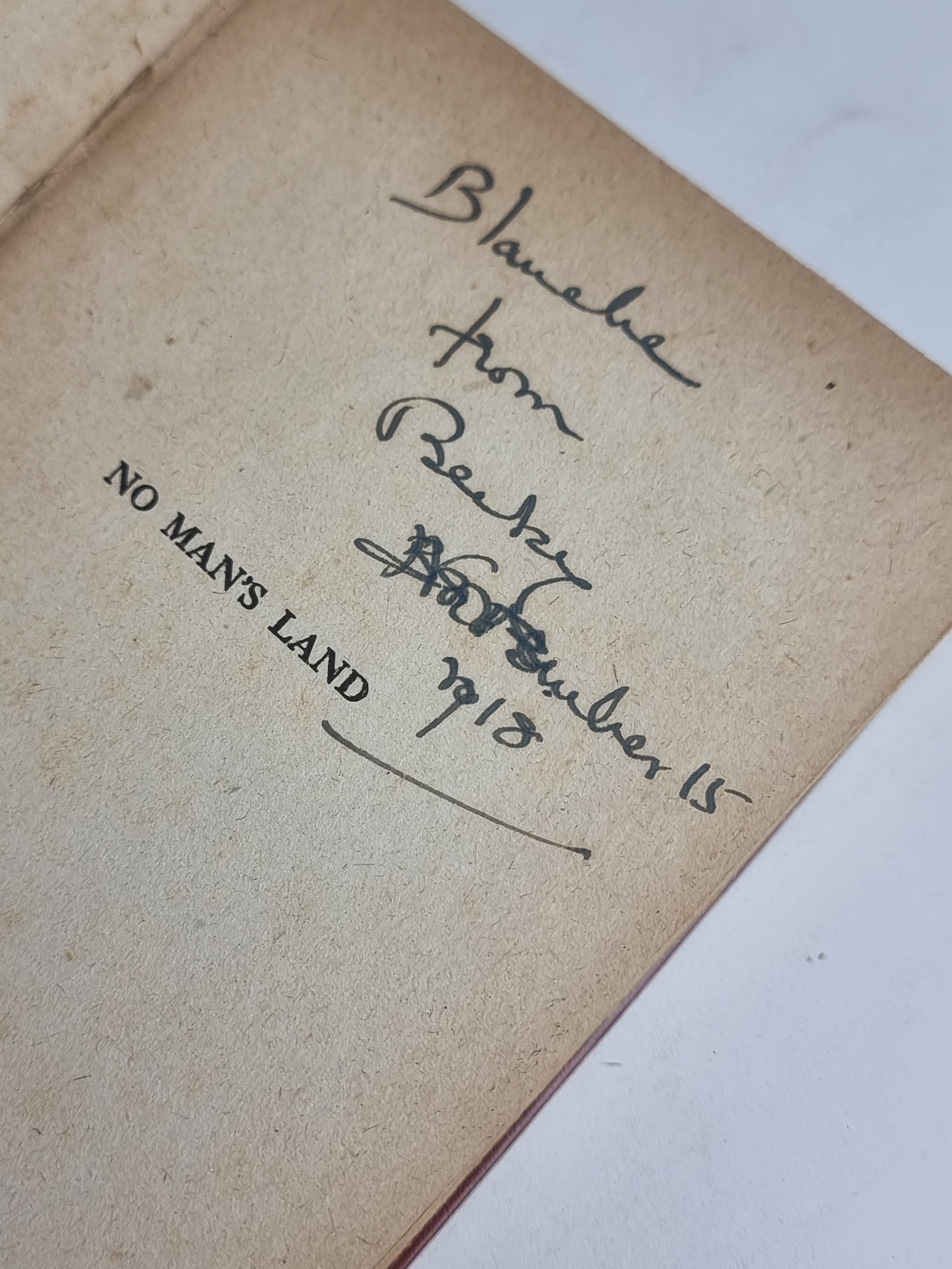 No Man's Land, 'Sapper' (Herman Cyril McNeile) — 1st Edition