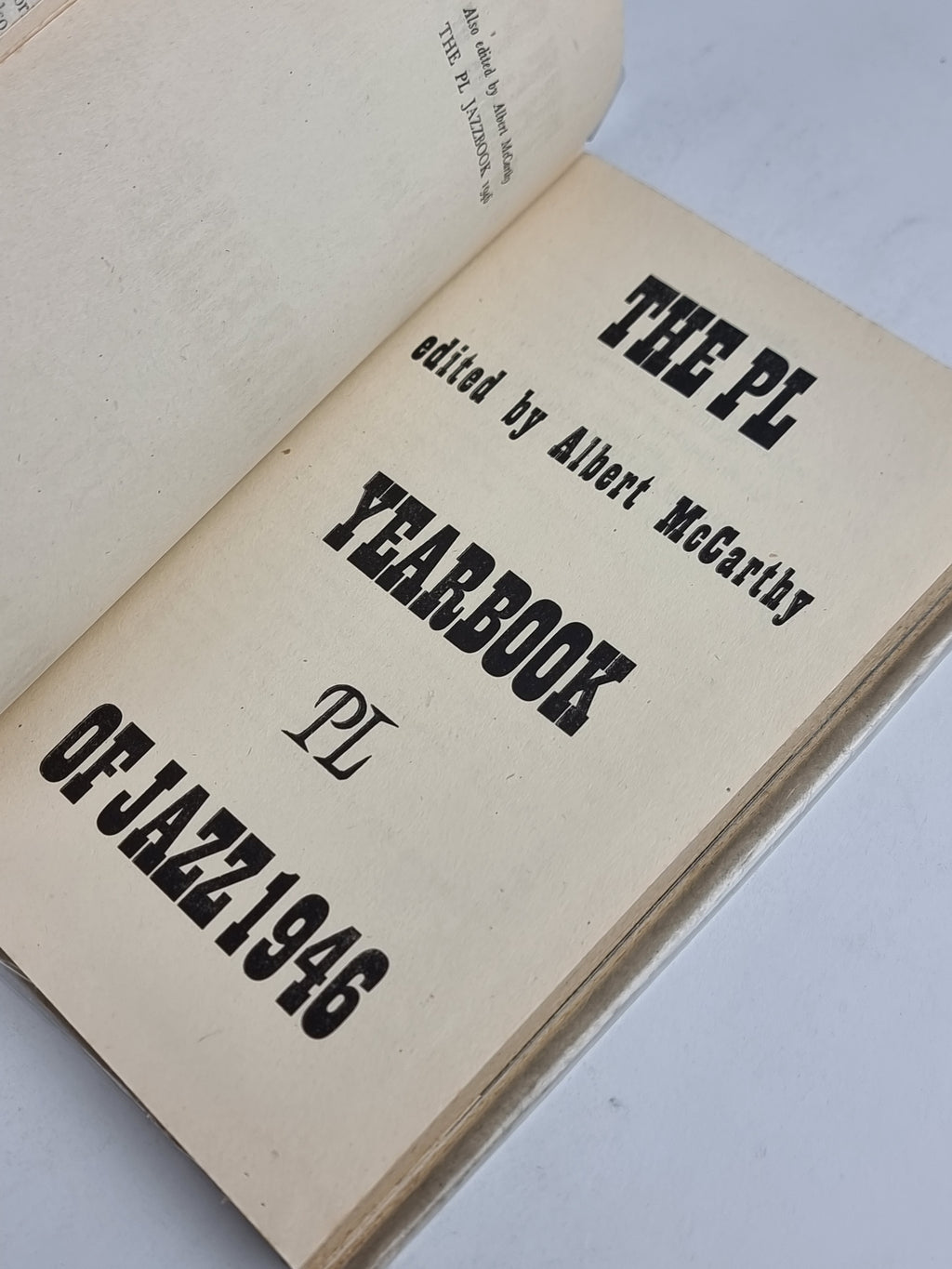 The PL Yearbook of Jazz 1946, Albert McCarthy (Editor) — 1st Edition
