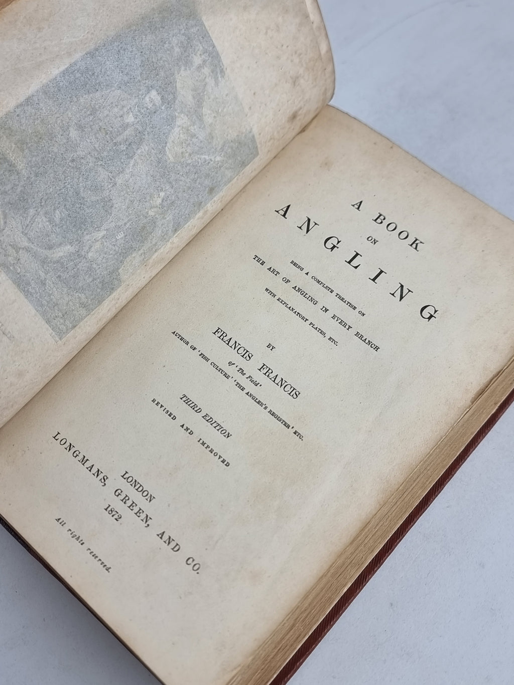 A Book on Angling, Francis Francis — 3rd Edition