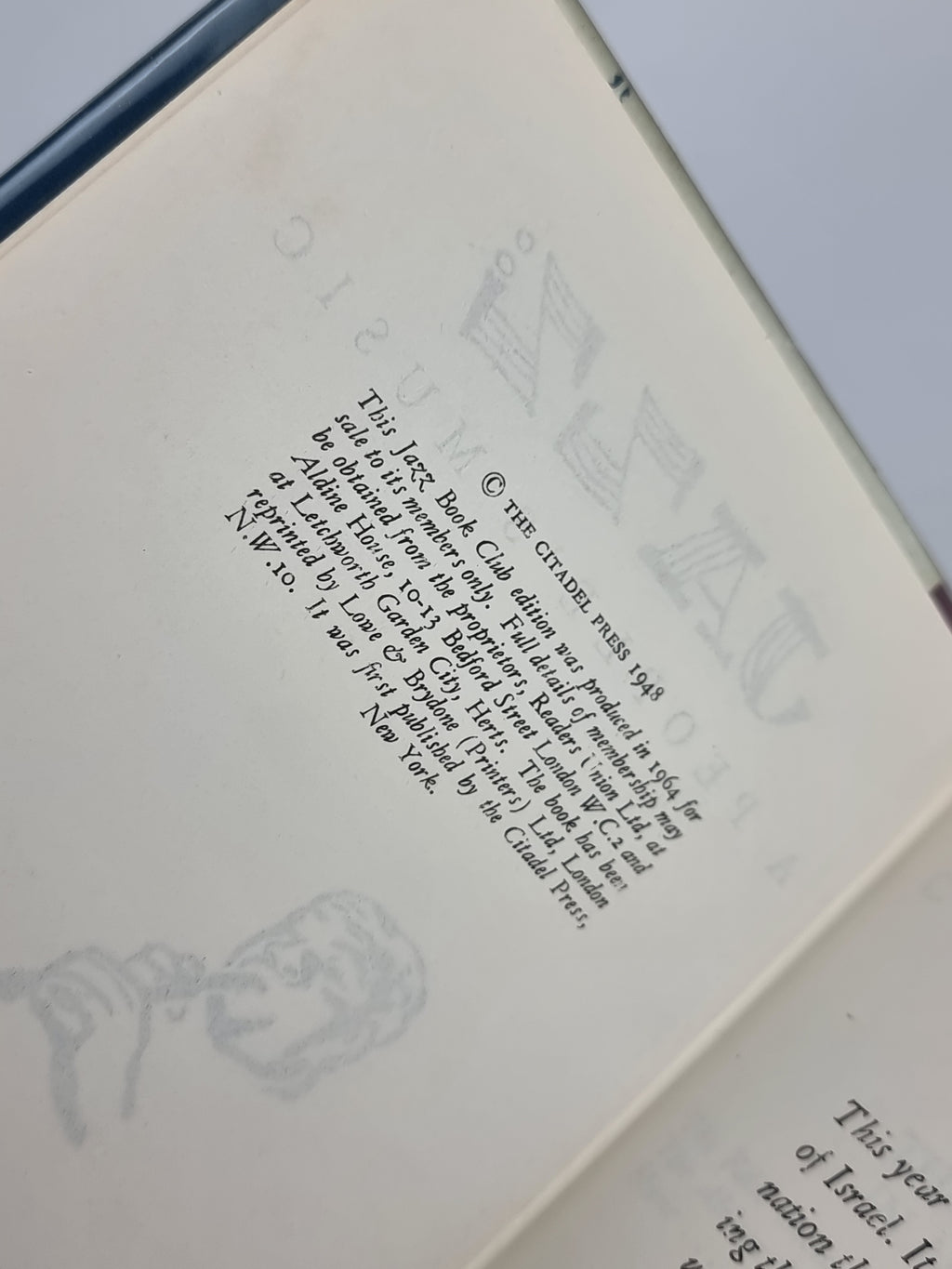 Jazz: A People's Music, Sidney Finkelstein — The Jazz Book Club Edition