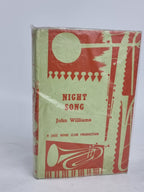 Night Song, John A. Williams — 1st Edition Thus
