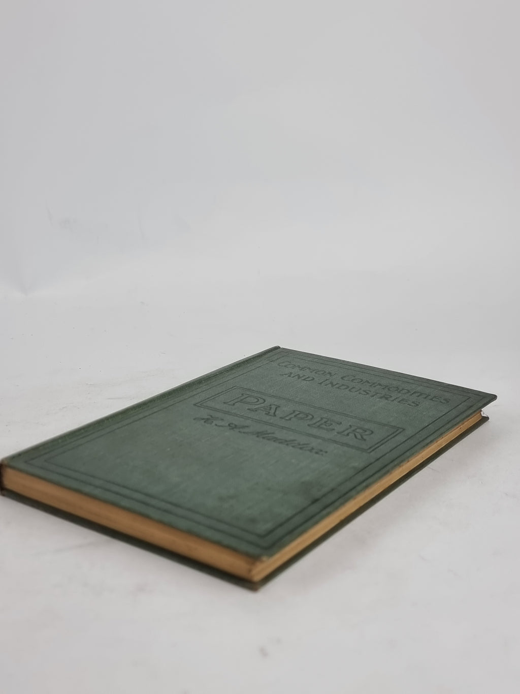 Paper: Its History, Sources, and Manufacture, H. A. Maddox — 3rd Edition