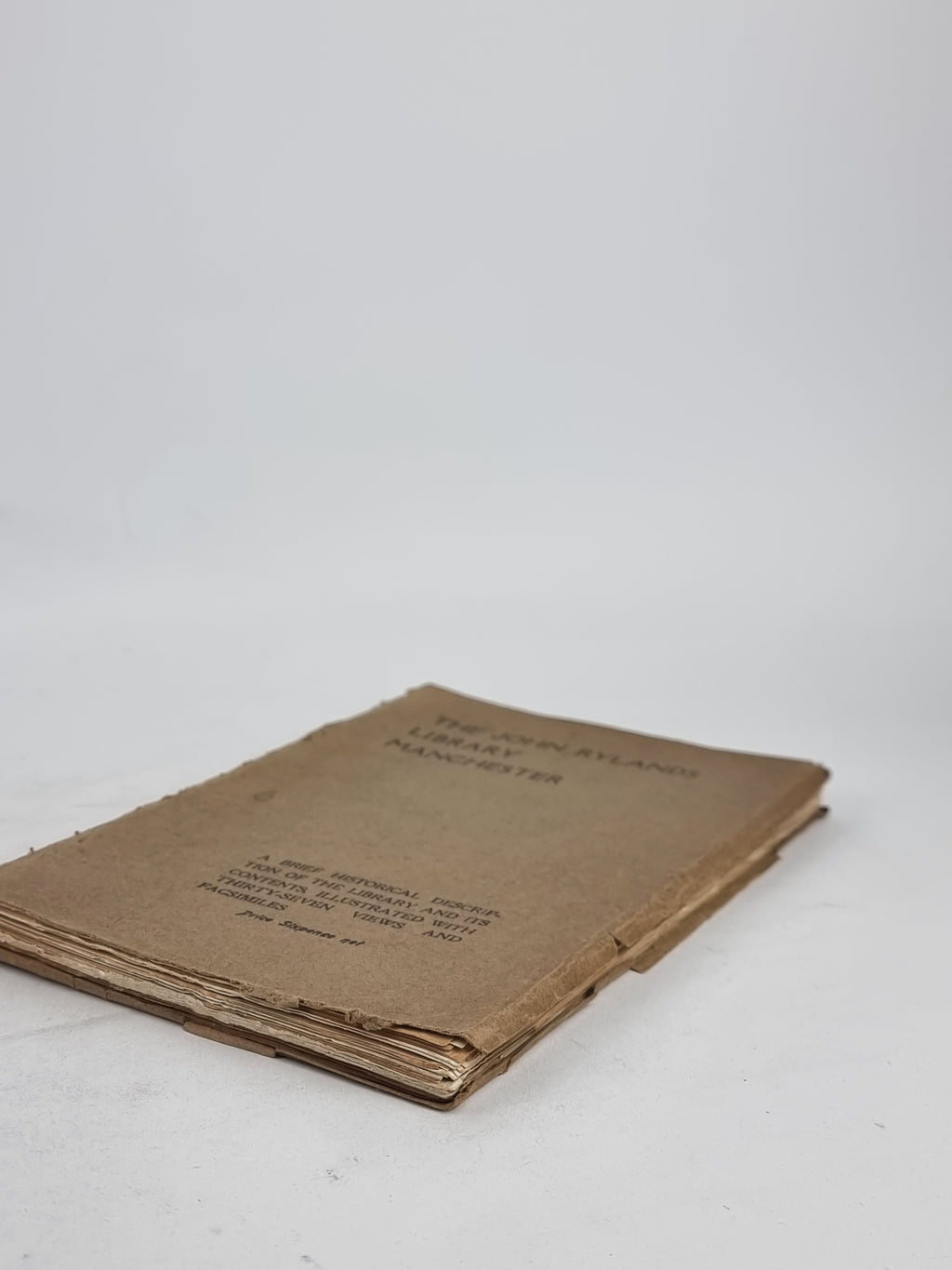 The John Rylands Library Manchester: A Brief Historical Description of the Library and Its Contents