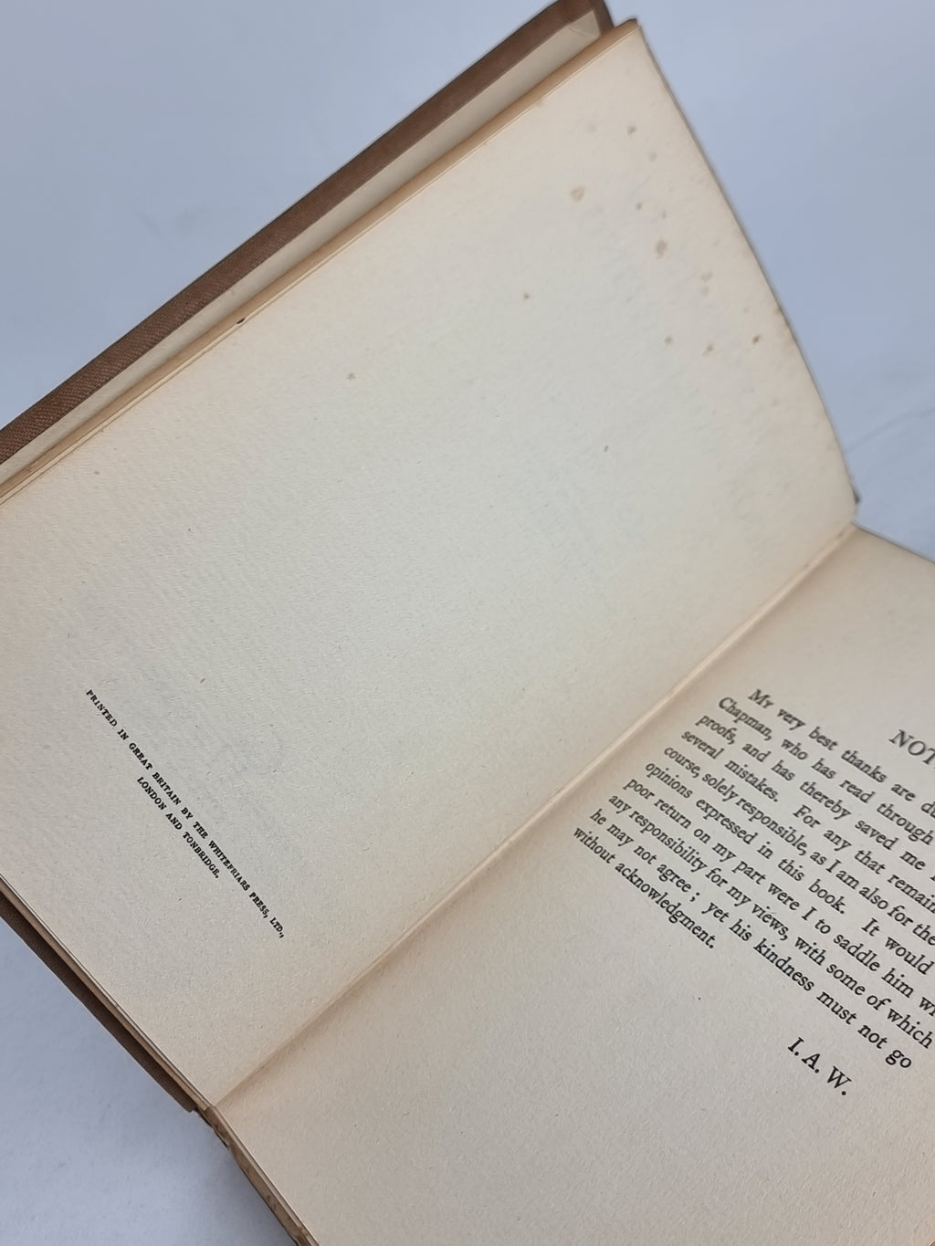 The Elements of Book-Collecting, Iolo A. Williams — 1st Edition