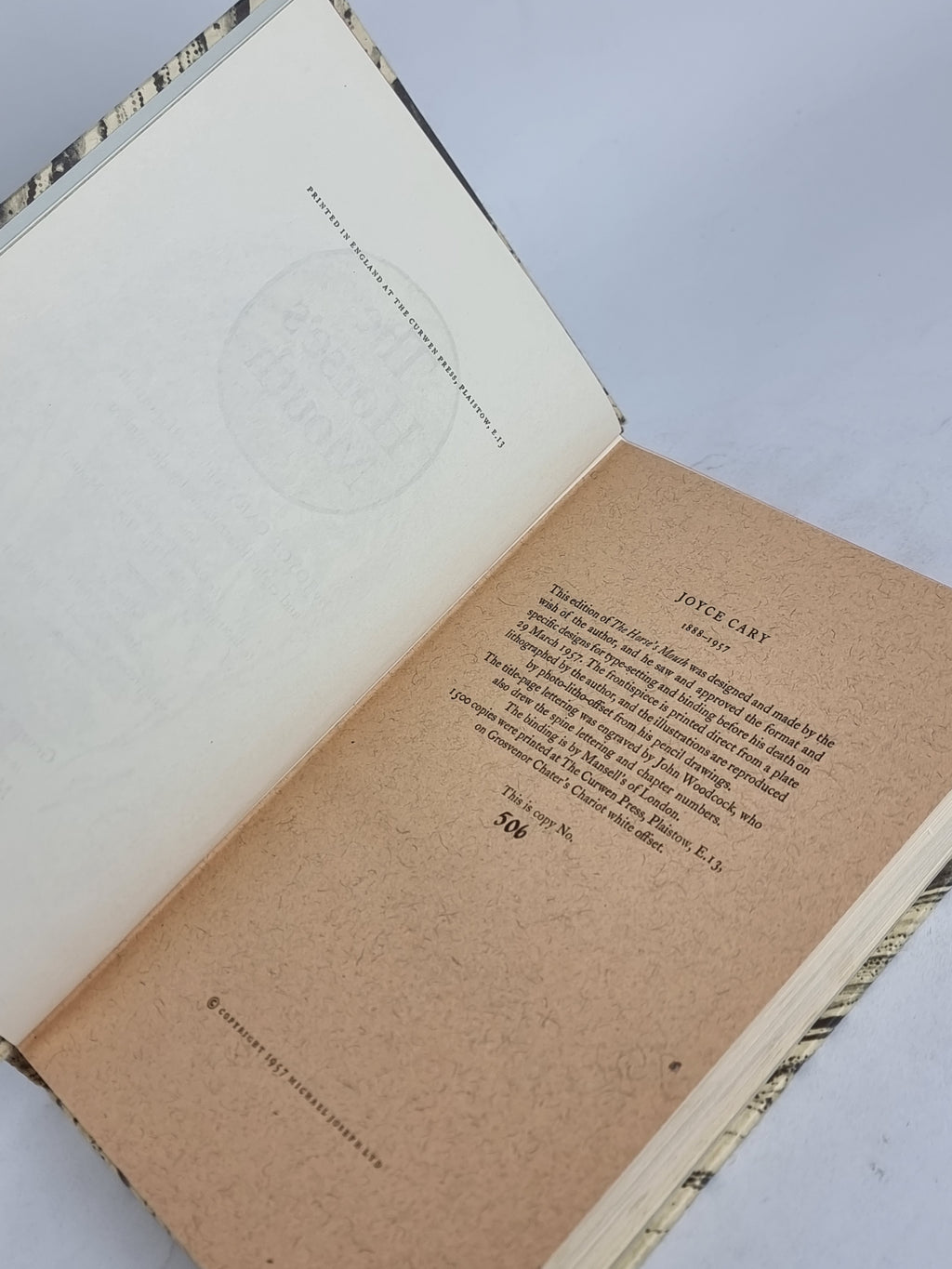 The Horse's Mouth, Joyce Cary — Limited Edition
