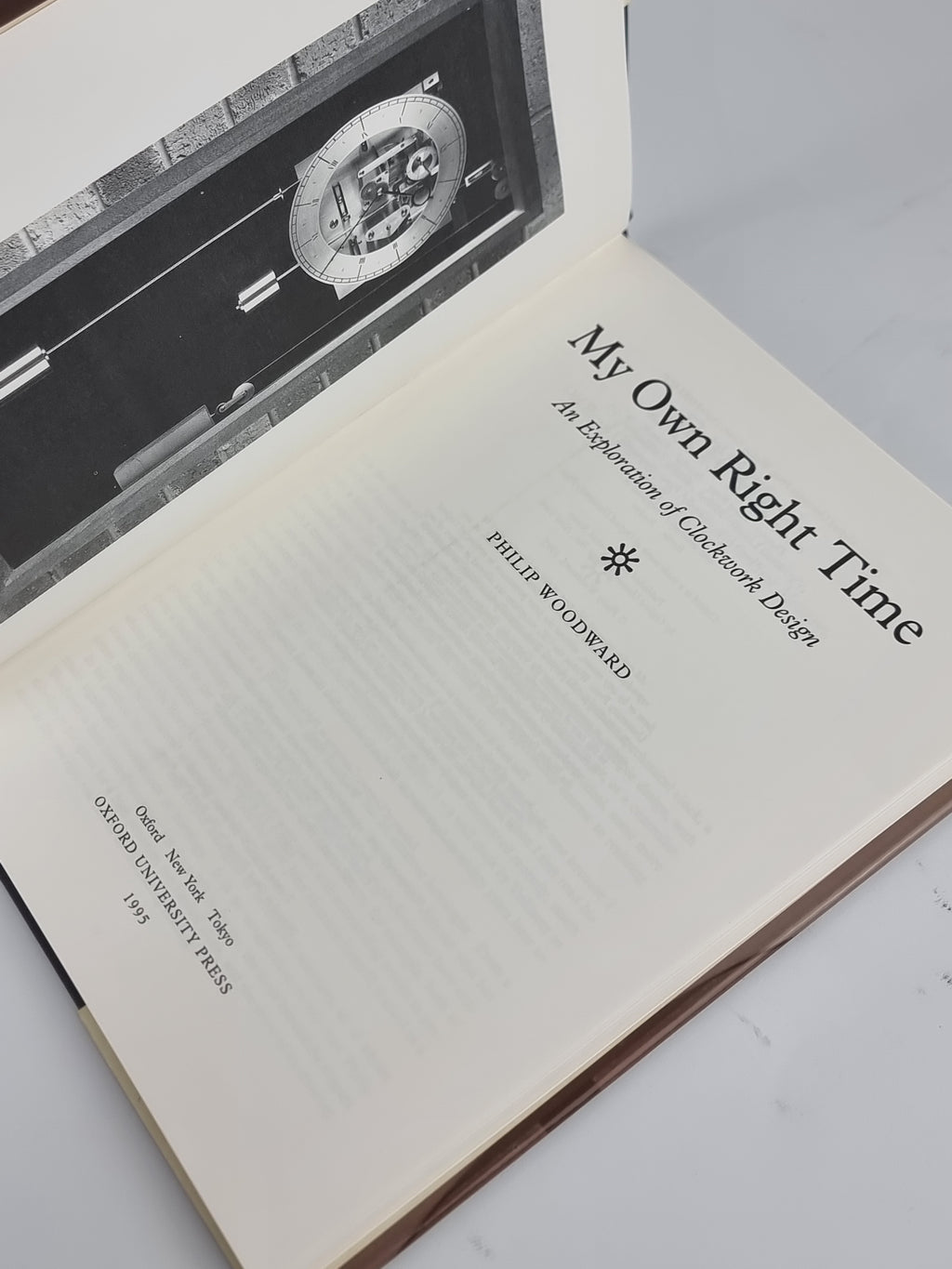 My Own Right Time: An Exploration of Clockwork Design, Philip Woodward