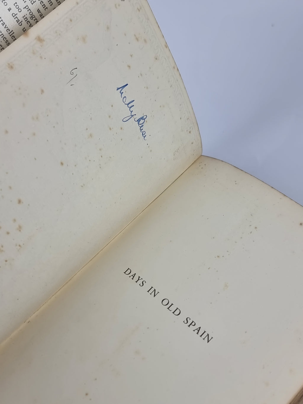 Days in Old Spain, by Gertrude Bone — 1st Edition