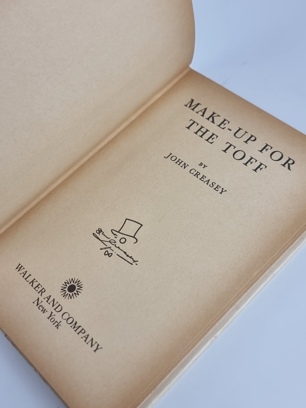 Make-Up for the Toff, John Creasey — 1st American Edition