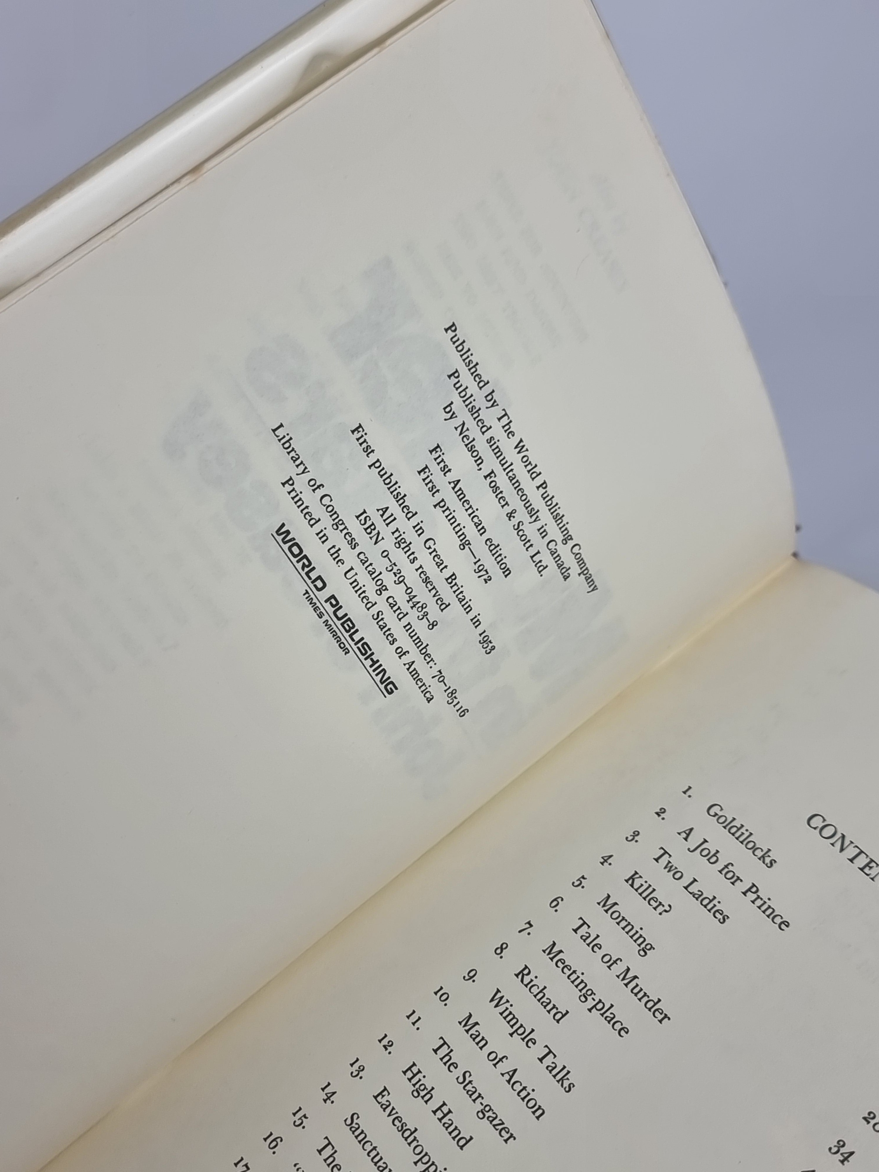 Murder in the Stars, John Creasey — 1st American Edition