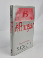 "B" is for Burglar, Sue Grafton — Book Club Edition