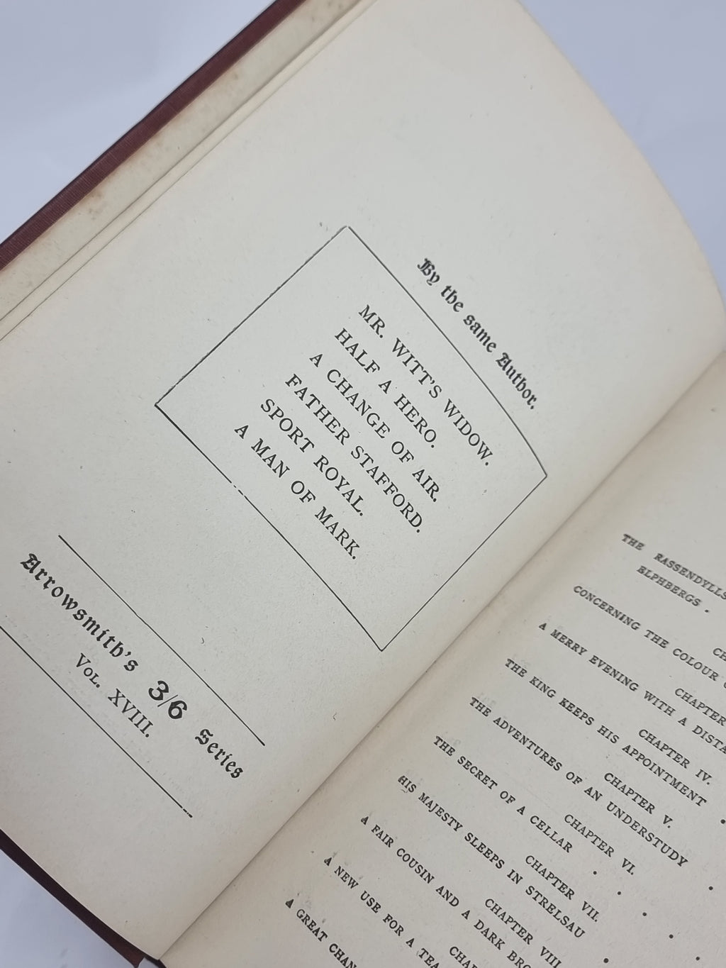 The Prisoner of Zenda, Anthony Hope — 1st Edition, Early Issue