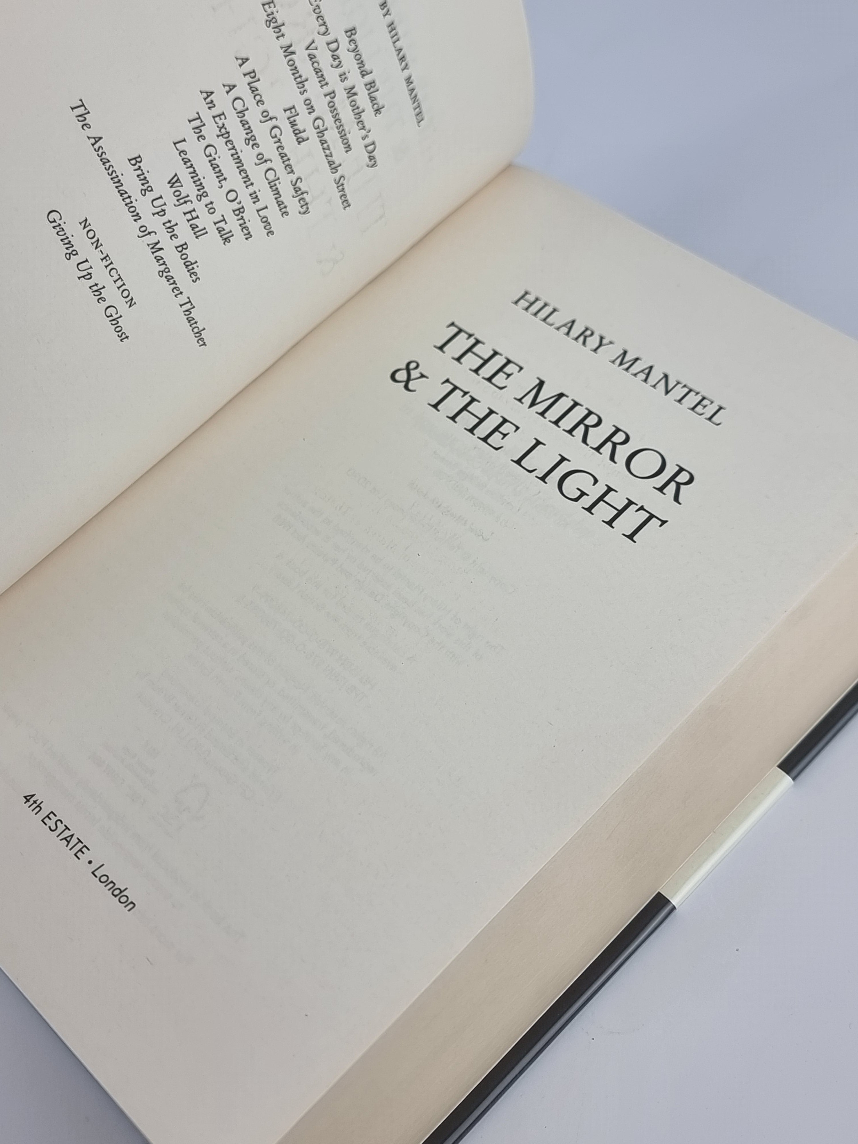 The Mirror & the Light, Hilary Mantel — 1st Edition