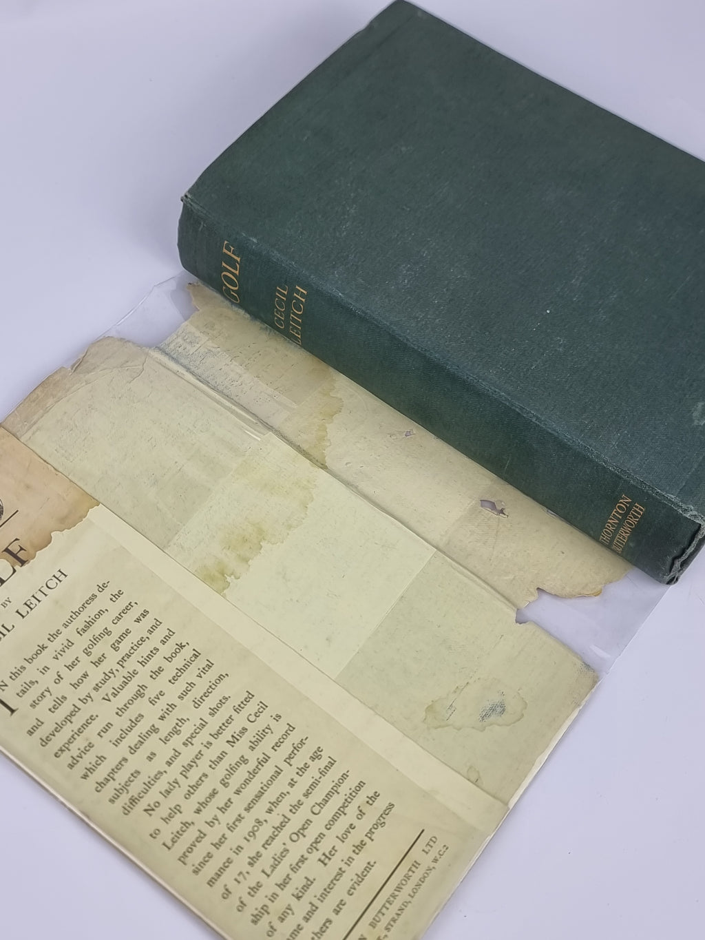 Golf, Cecil Leitch — 1st Edition