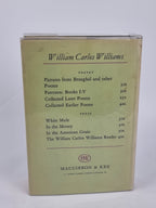 The Collected Earlier Poems, William Carlos Williams — 2nd Printing