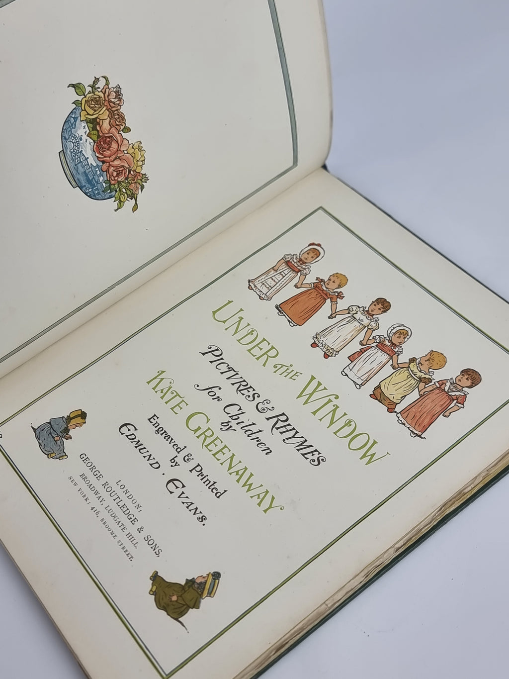 Under the Window: Pictures & Rhymes for Children, Kate Greenaway — 1st Ed