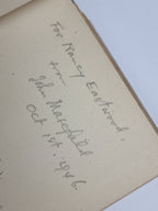 Thanks Before Going, John Masefield — 1st Edition