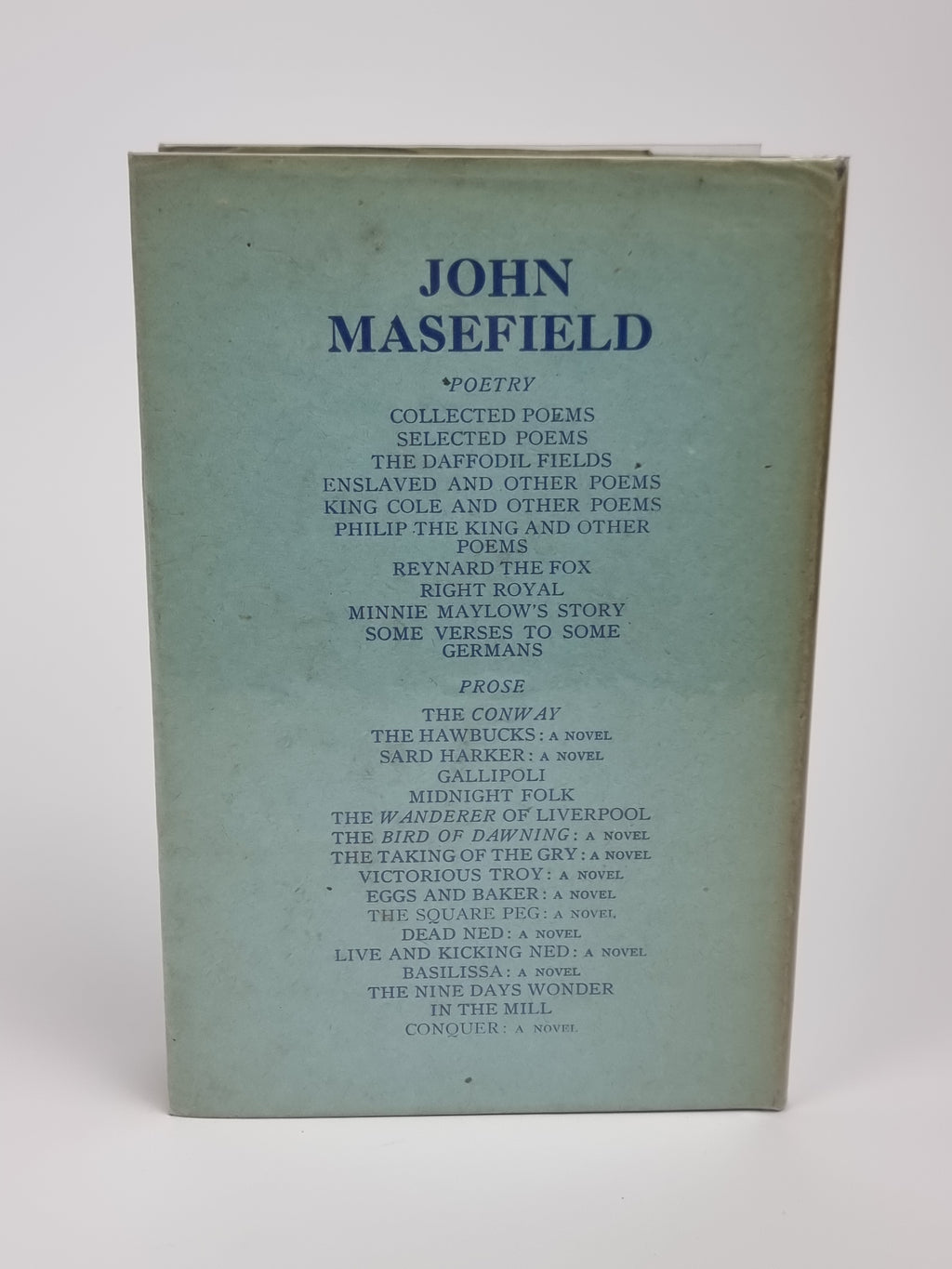 Gautama The Enlightened & Other Verse, John Masefield — 1st Edition