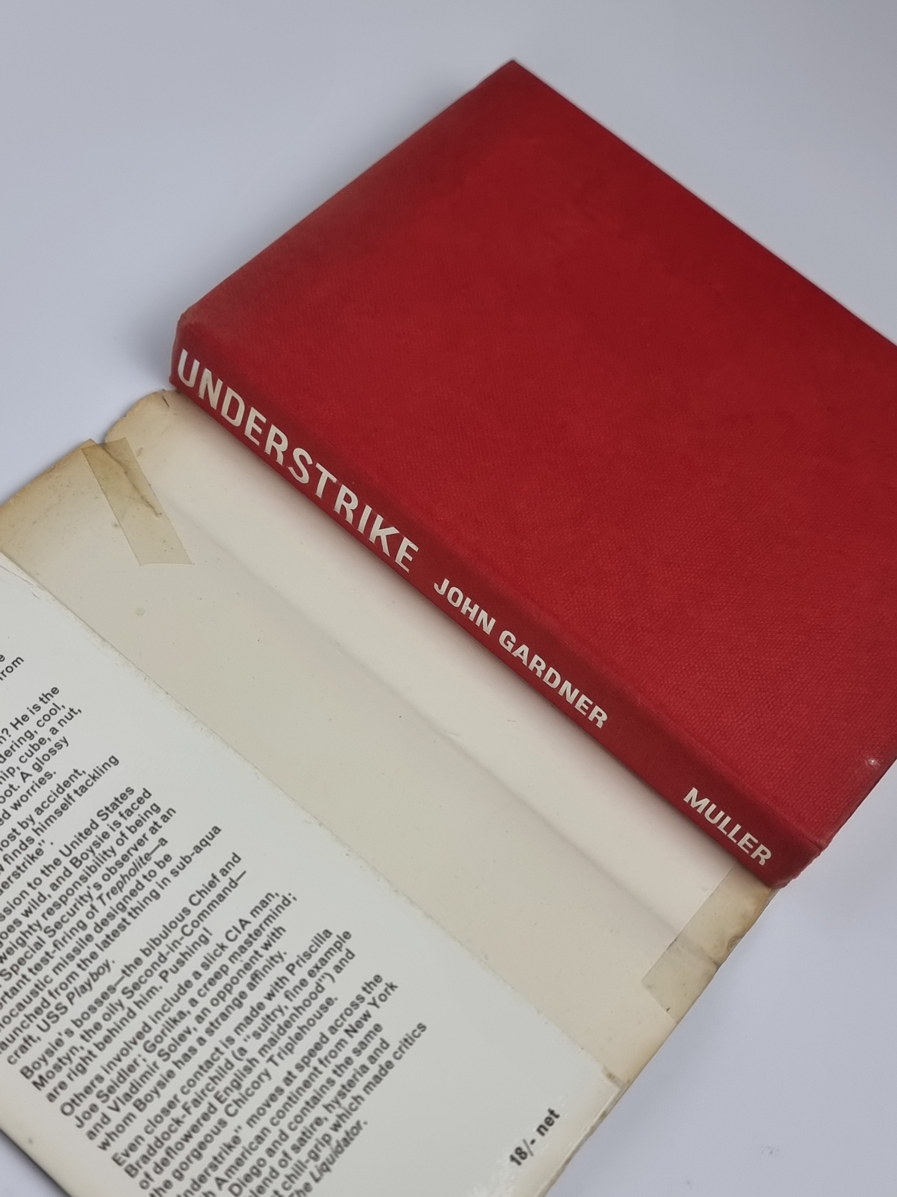 Understrike, John Gardner — 1st Edition