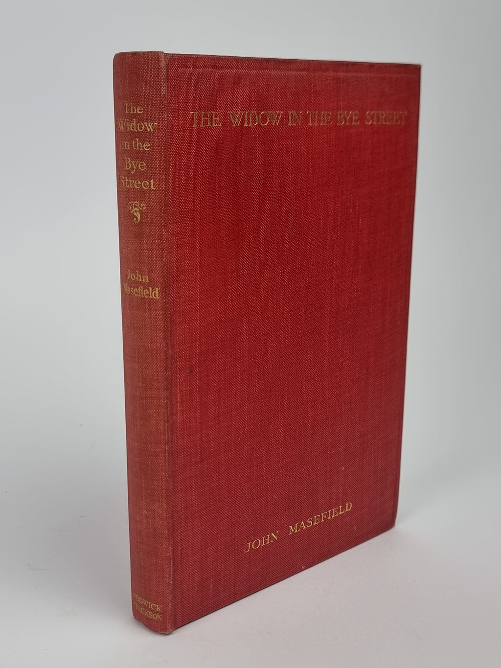 The Widow in the Bye Street, John Masefield — 1st Edition