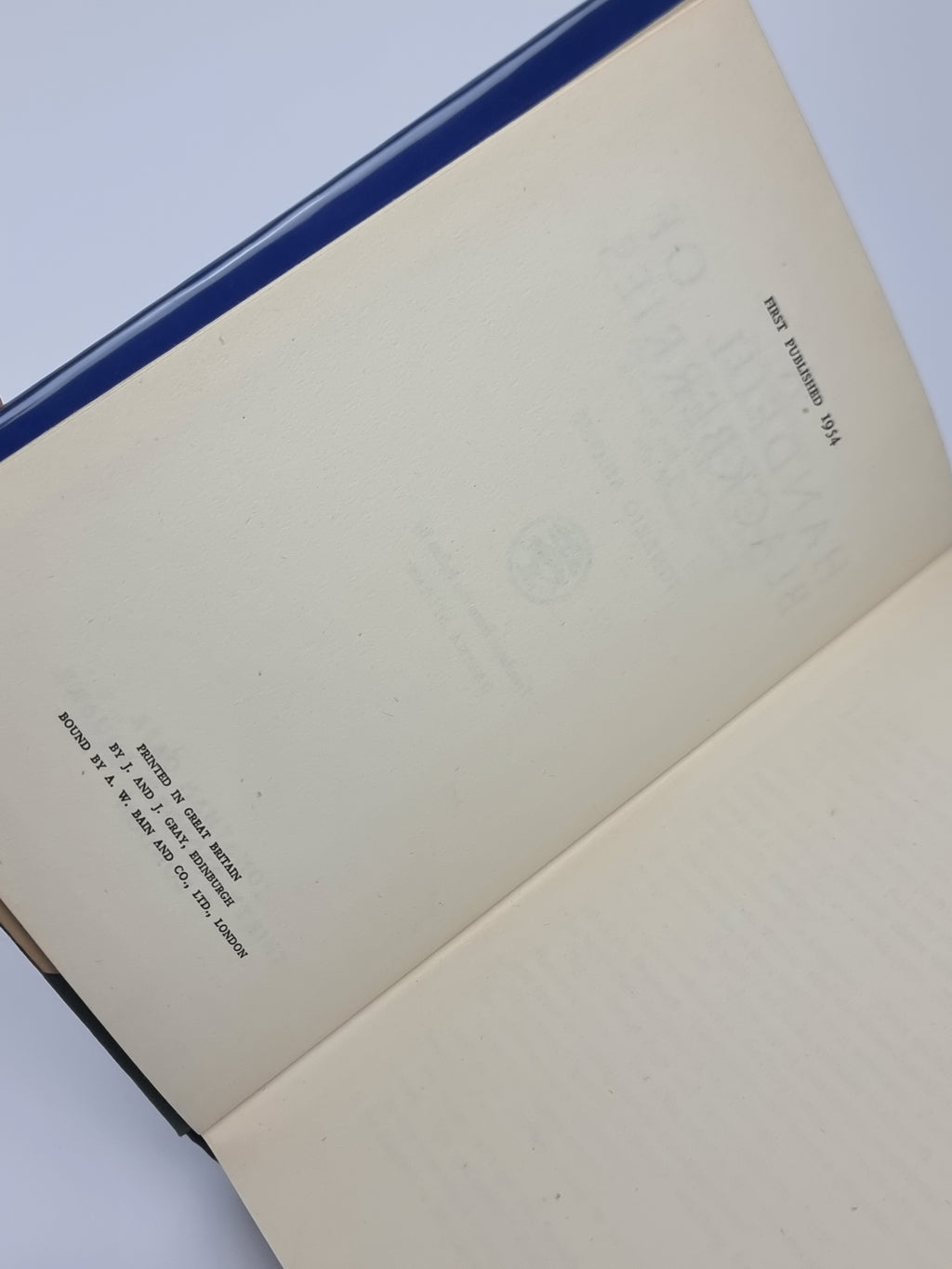 A Handful of Blackberries, Ignazio Silone — 1st UK Edition