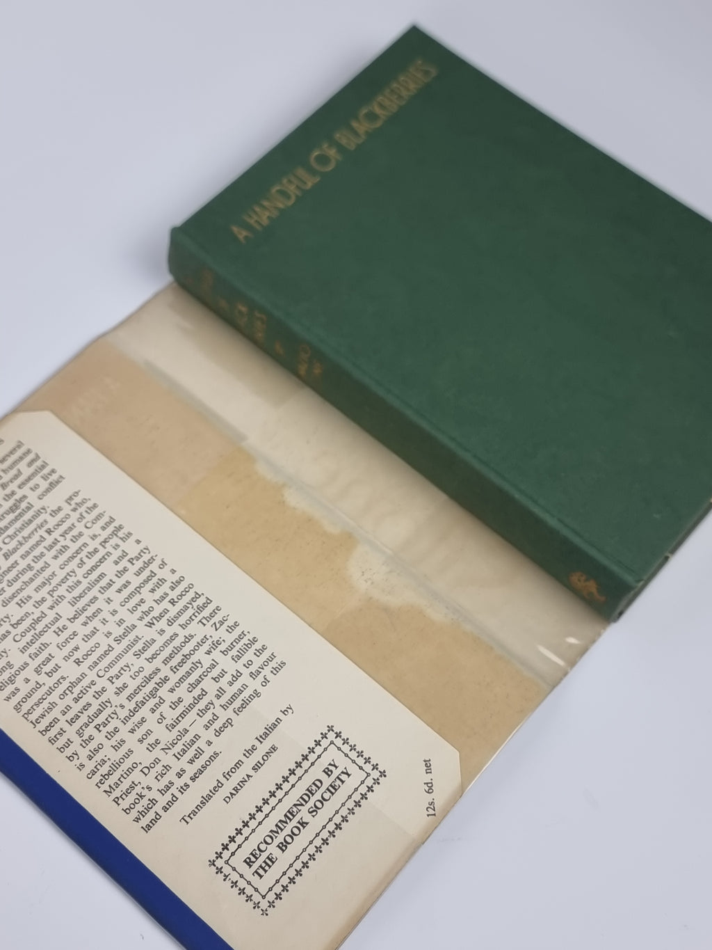 A Handful of Blackberries, Ignazio Silone — 1st UK Edition