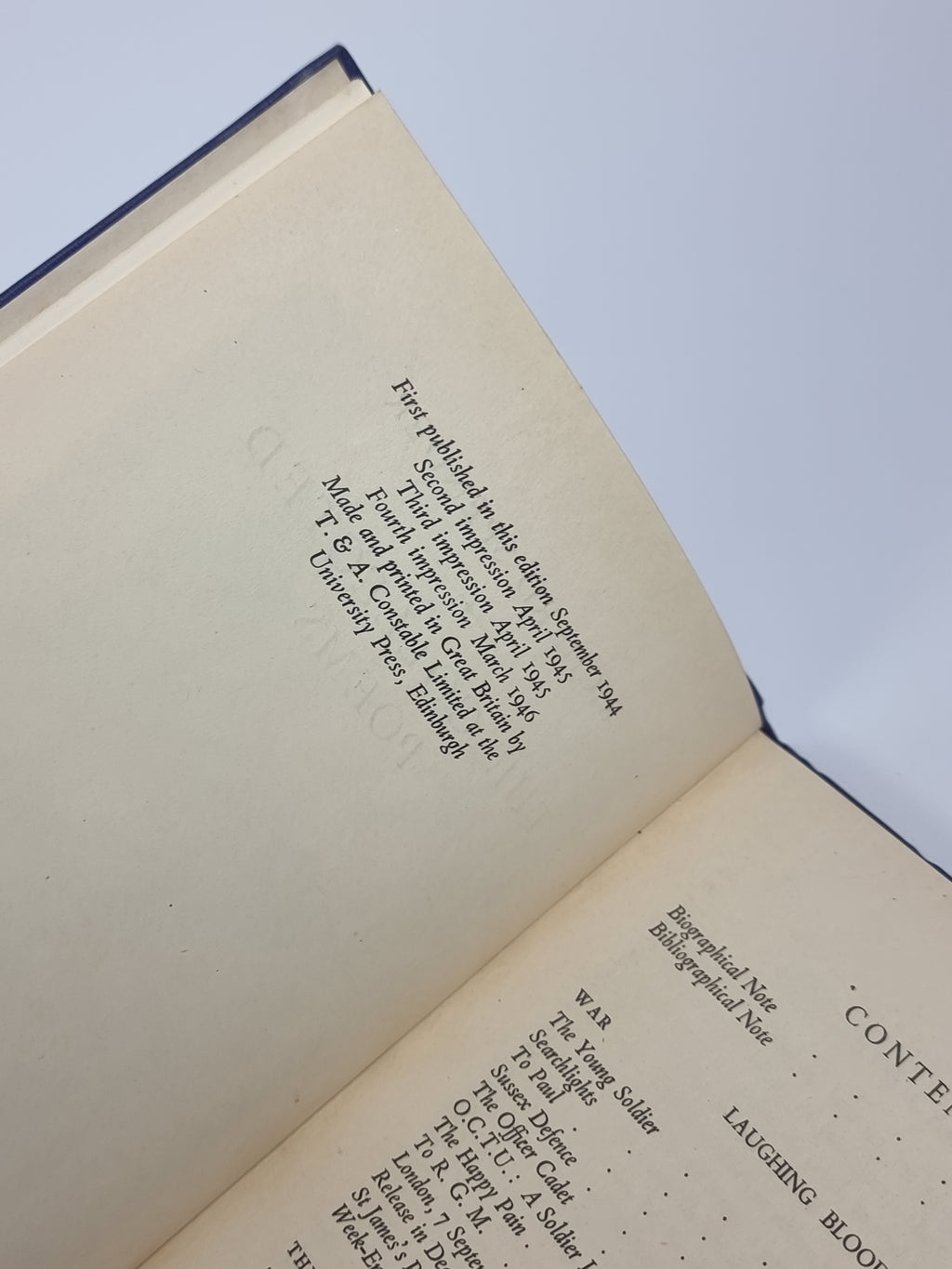 The Collected Poems, Richard Spender — 4th Impression