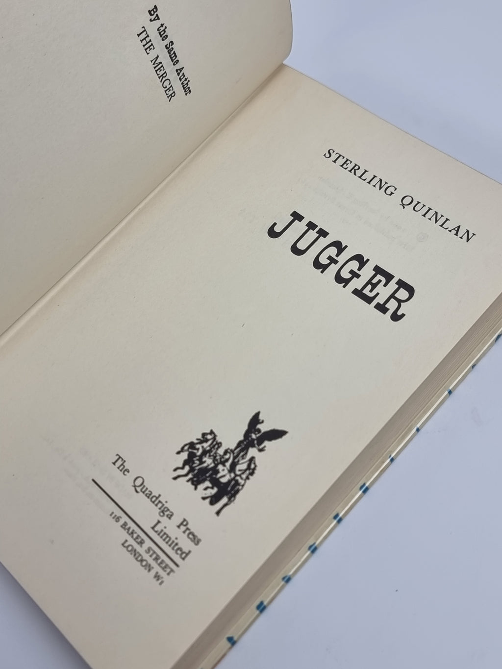 Jugger, Sterling Quinlan — 1st Edition