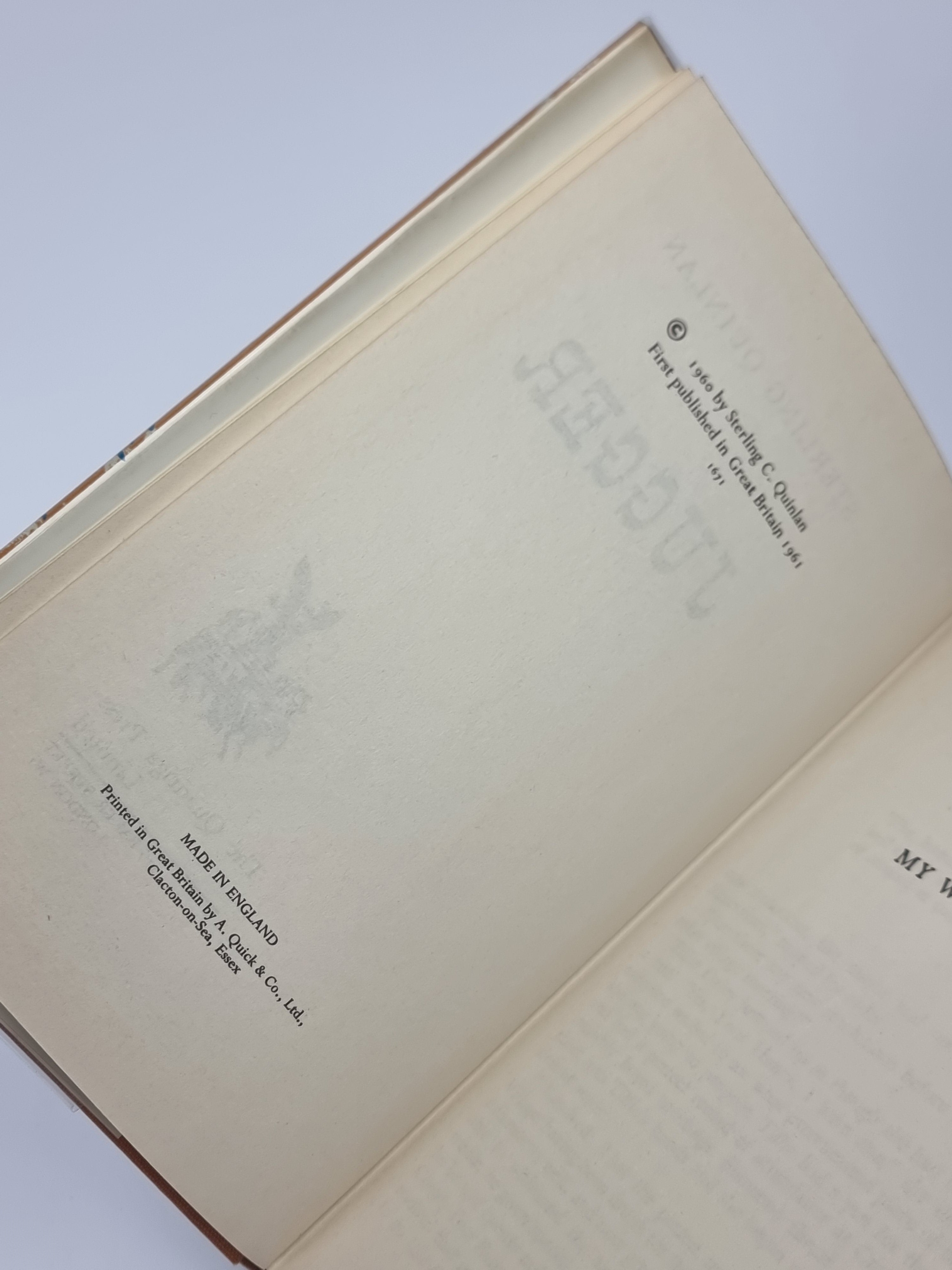 Jugger, Sterling Quinlan — 1st Edition