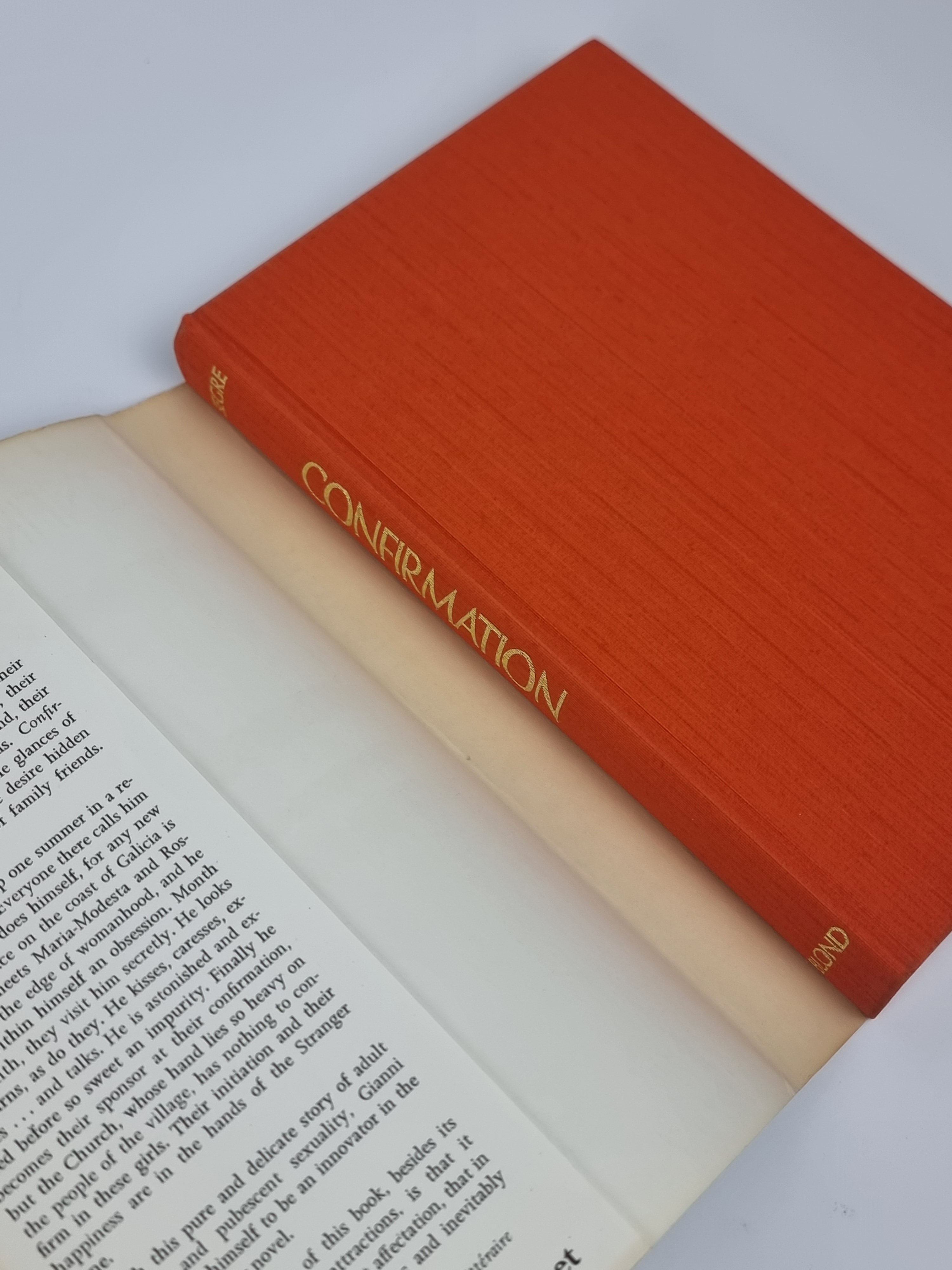 Confirmation, Gianni Segre — 1st English Edition