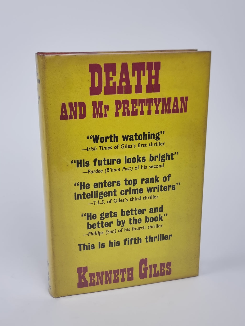 Death and Mr Prettyman, Kenneth Giles — 1st Edition