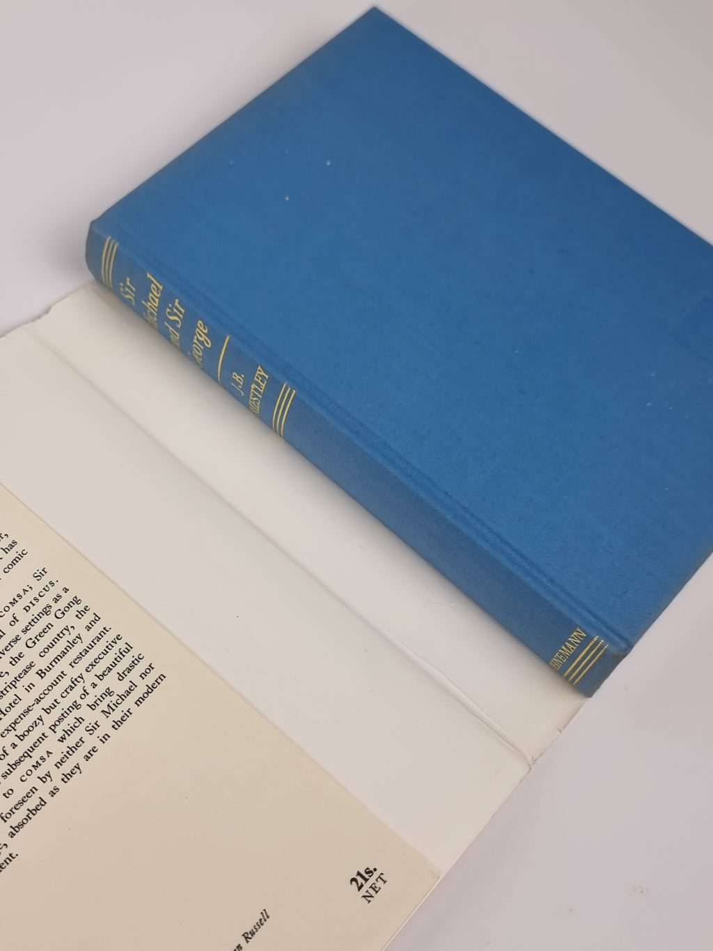 Sir Michael and Sir George, J. B. Priestley — 1st Edition