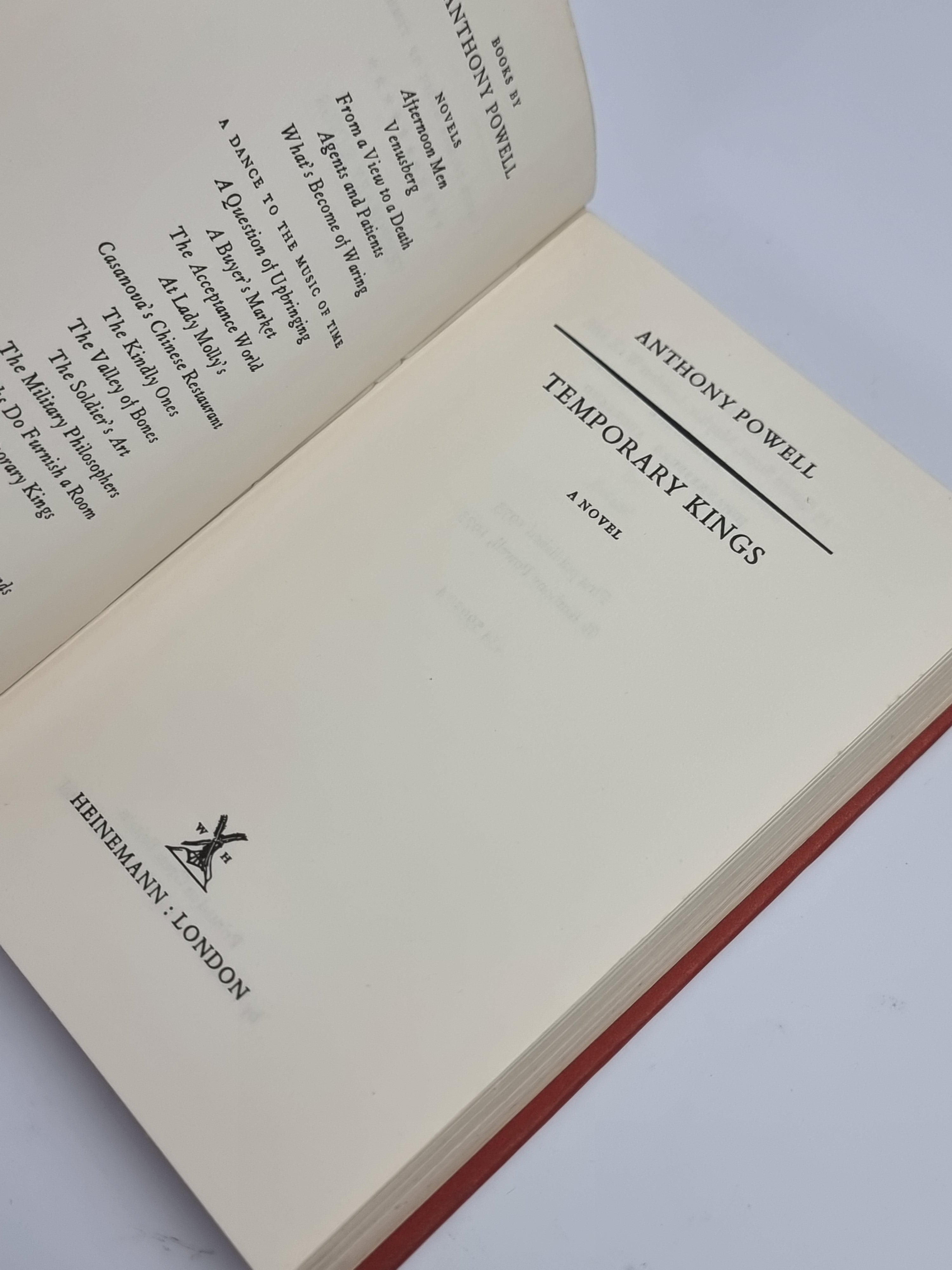 Temporary Kings, Anthony Powell — 1st Edition