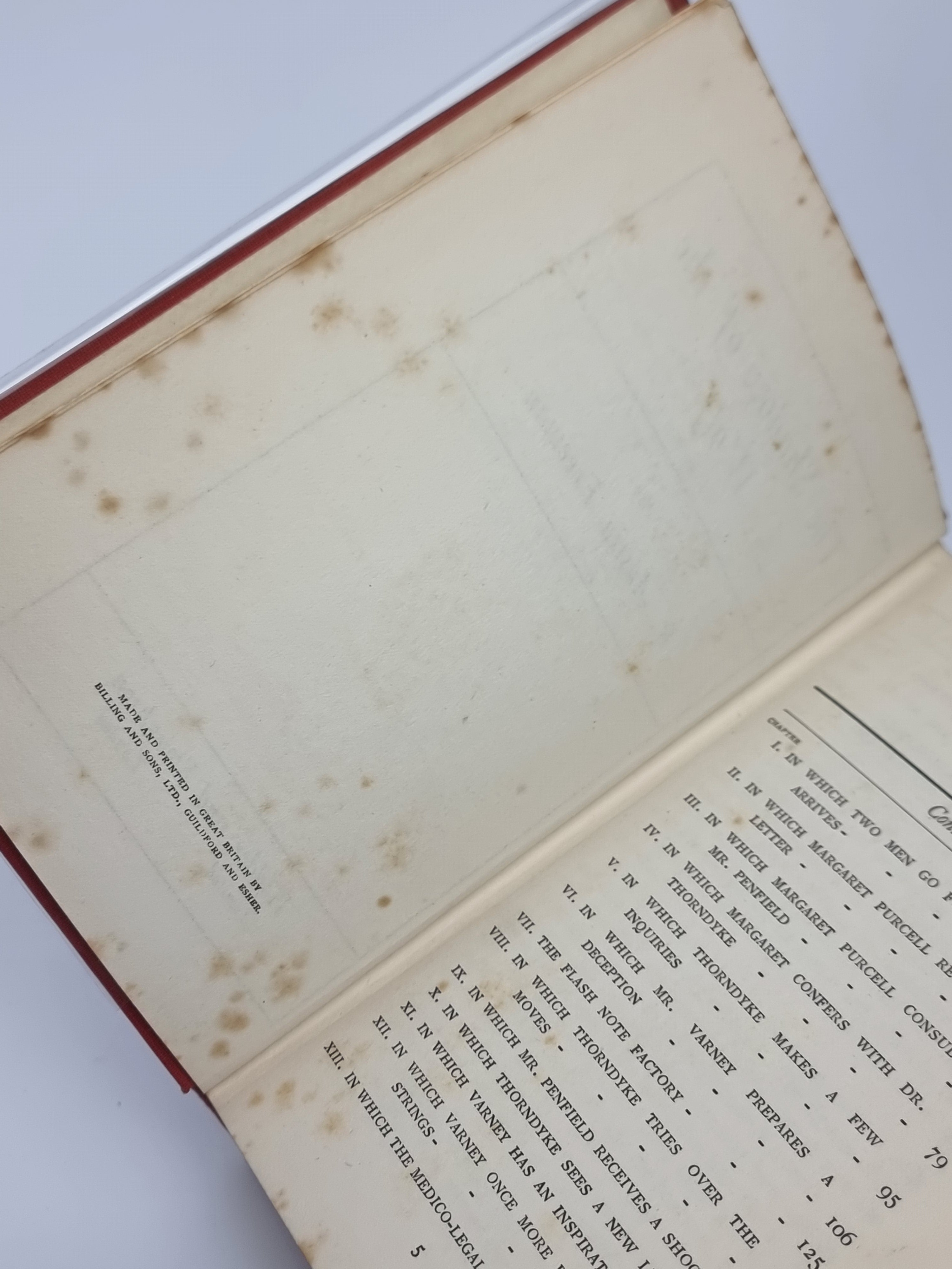 The Shadow of the Wolf, R. Austin Freeman — 1st Edition
