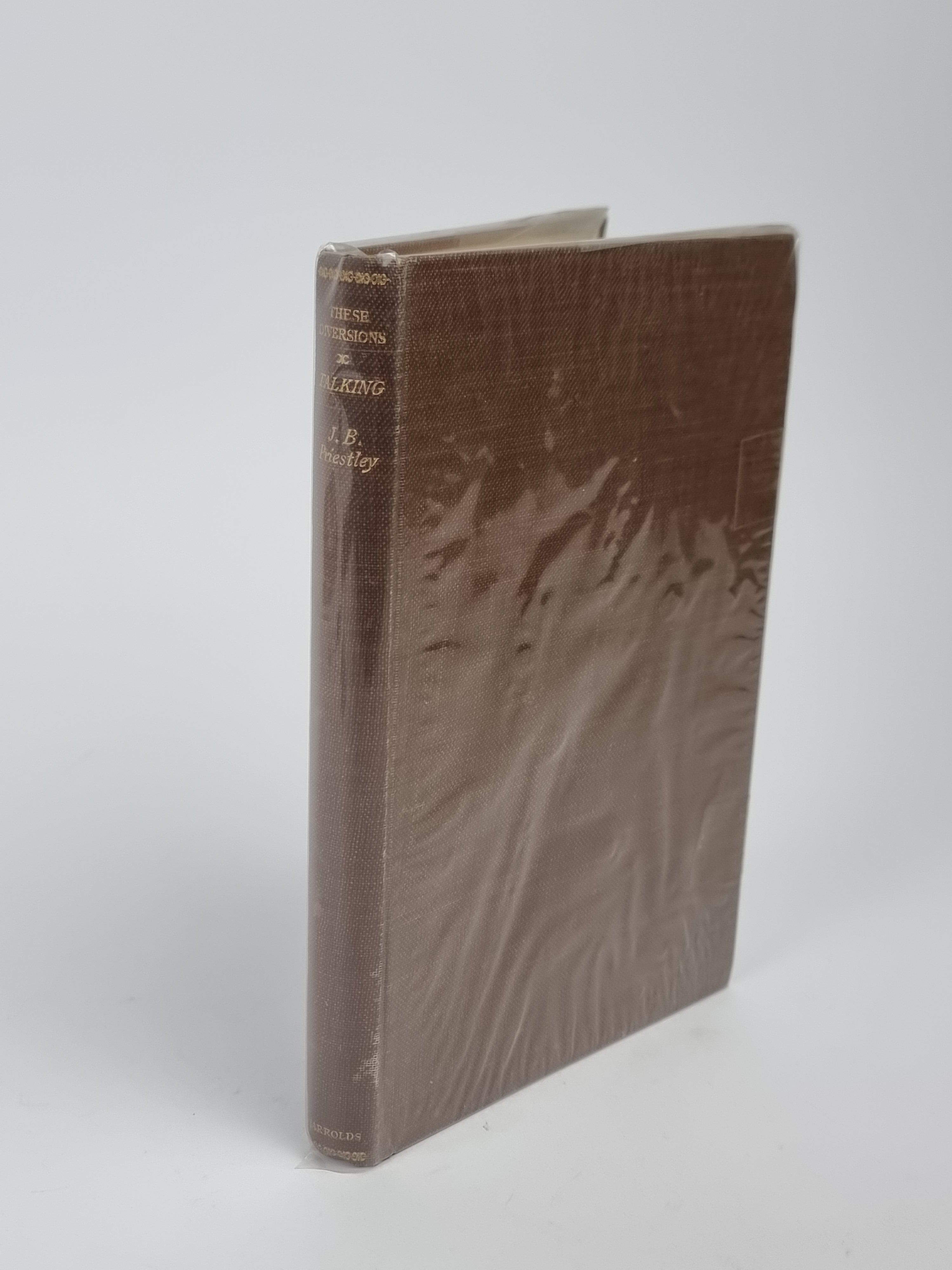 Talking, J. B. Priestley — 1st Edition