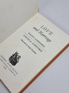 Love and Marriage, Daisy Ashford & Angela Ashford — 2nd Impression