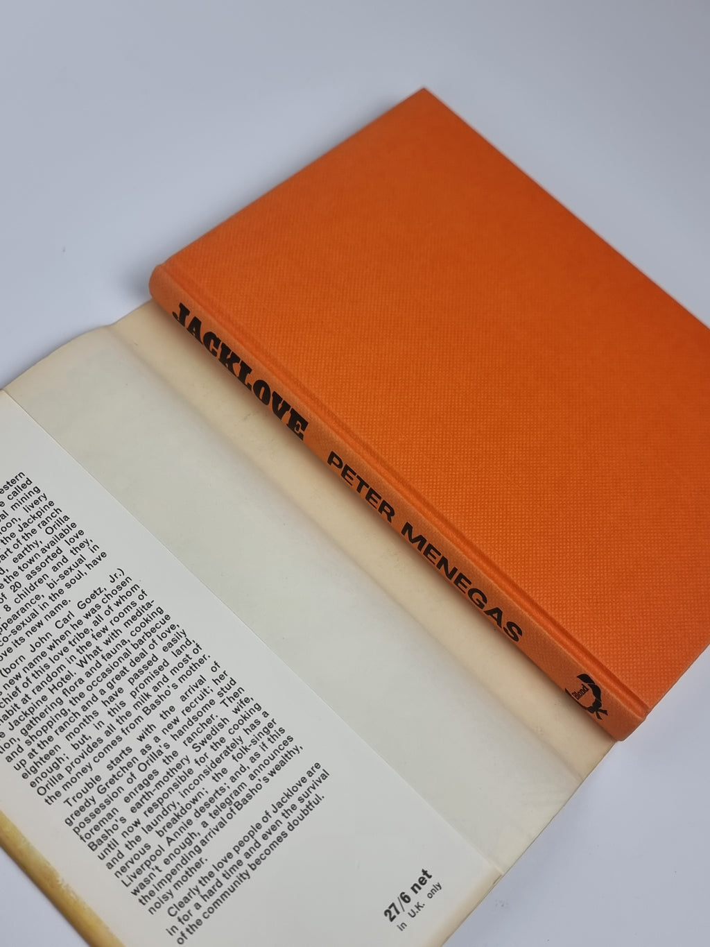 Jacklove, Peter Menegas — 1st Edition