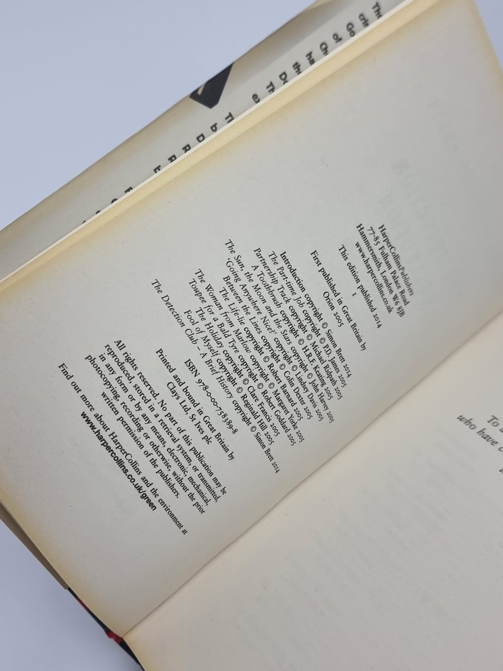 The Detection Collection, By Members of The Detection Club (Edited by Simon Brett)