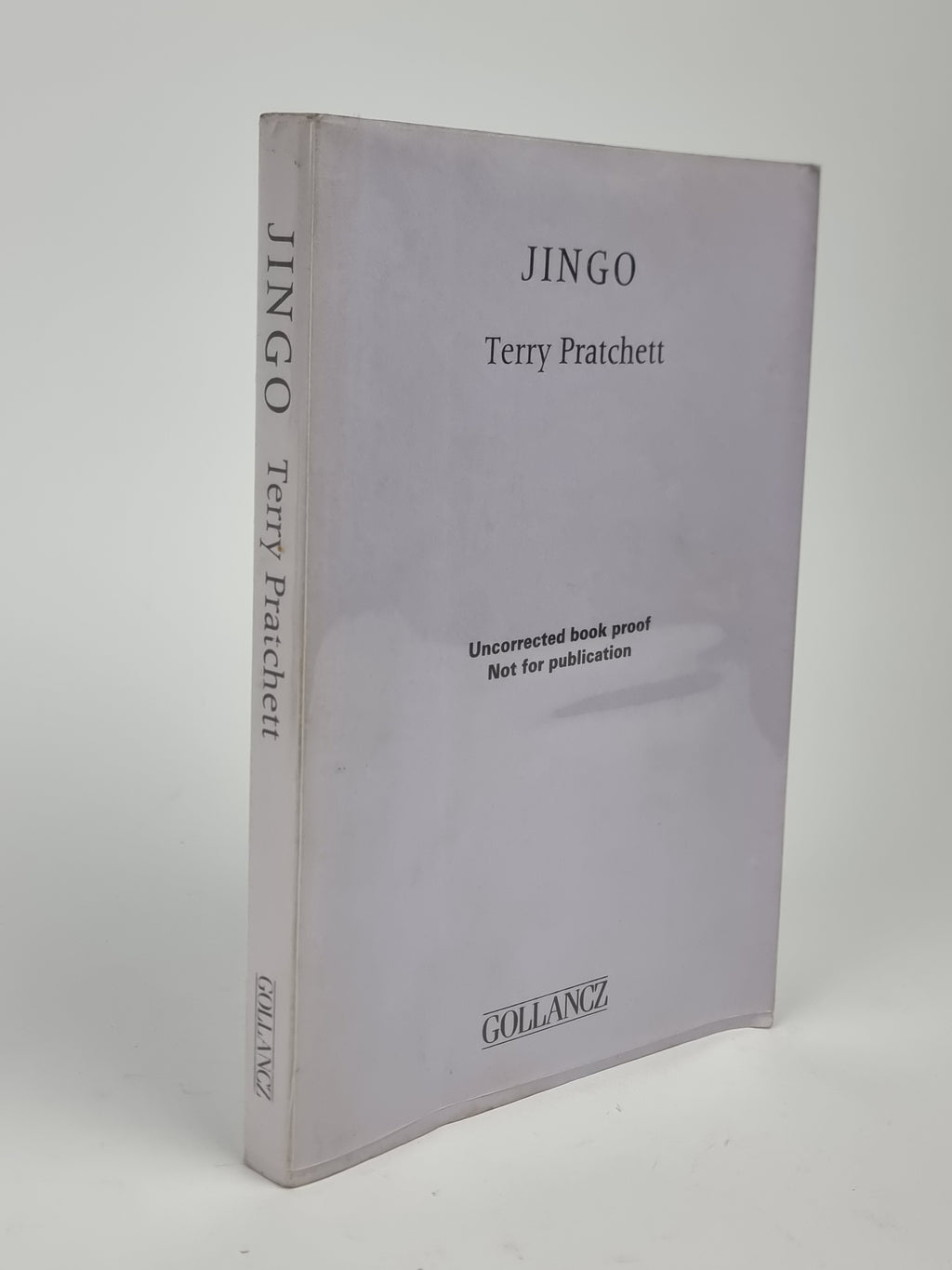 Jingo, Terry Pratchett — Uncorrected Proof