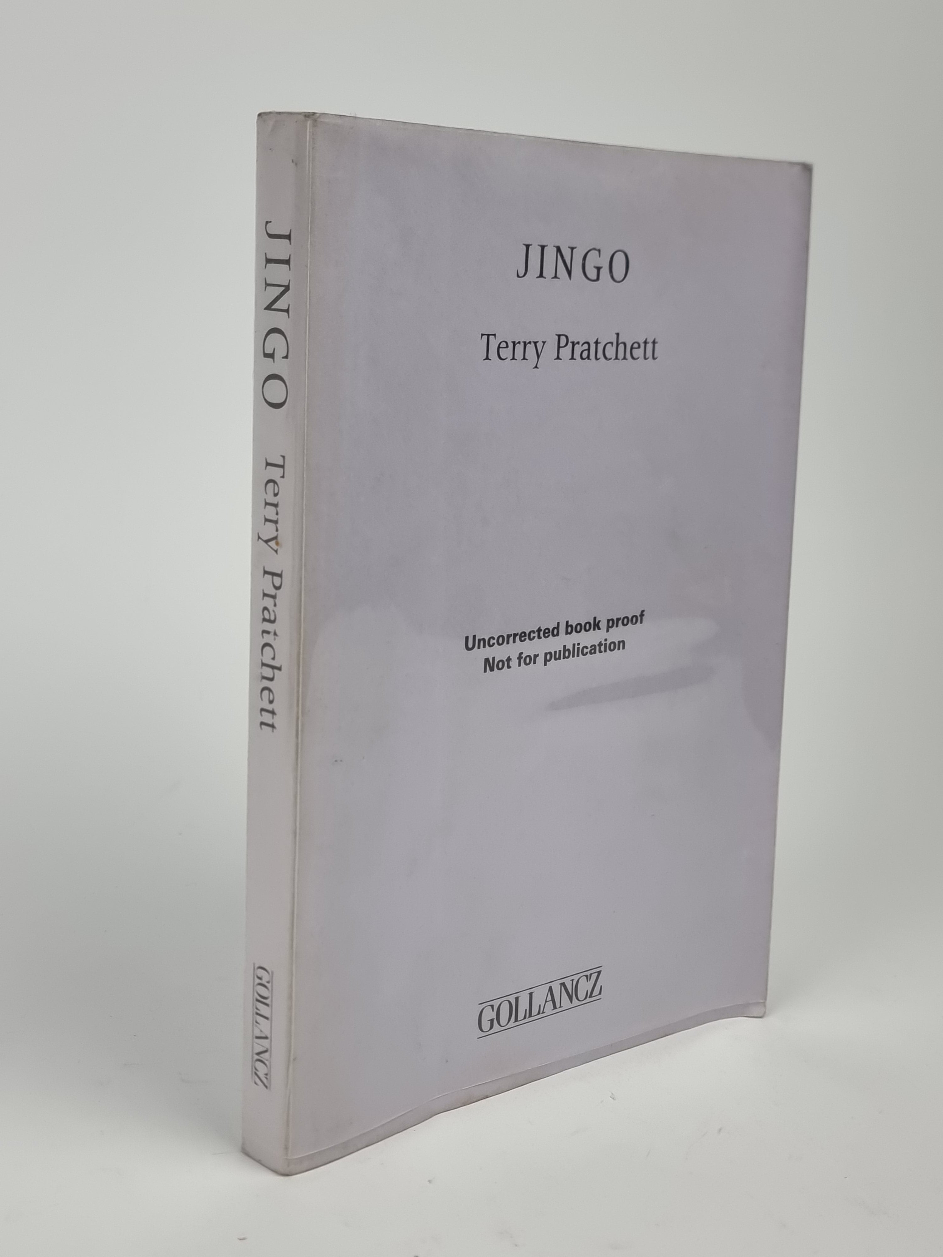 Jingo, Terry Pratchett — Uncorrected Proof