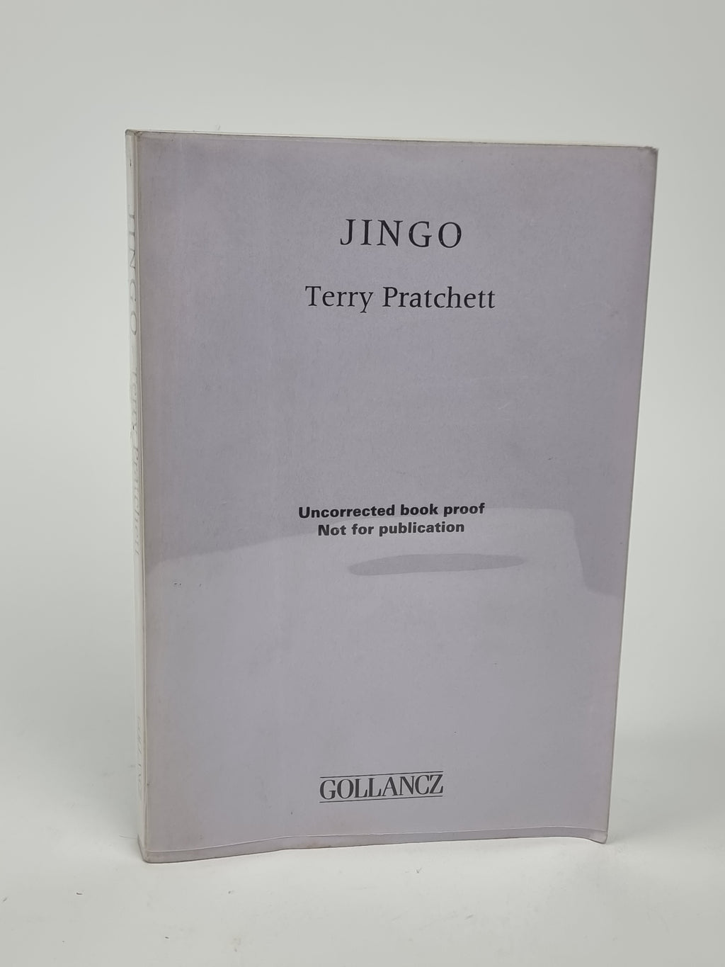Jingo, Terry Pratchett — Uncorrected Proof