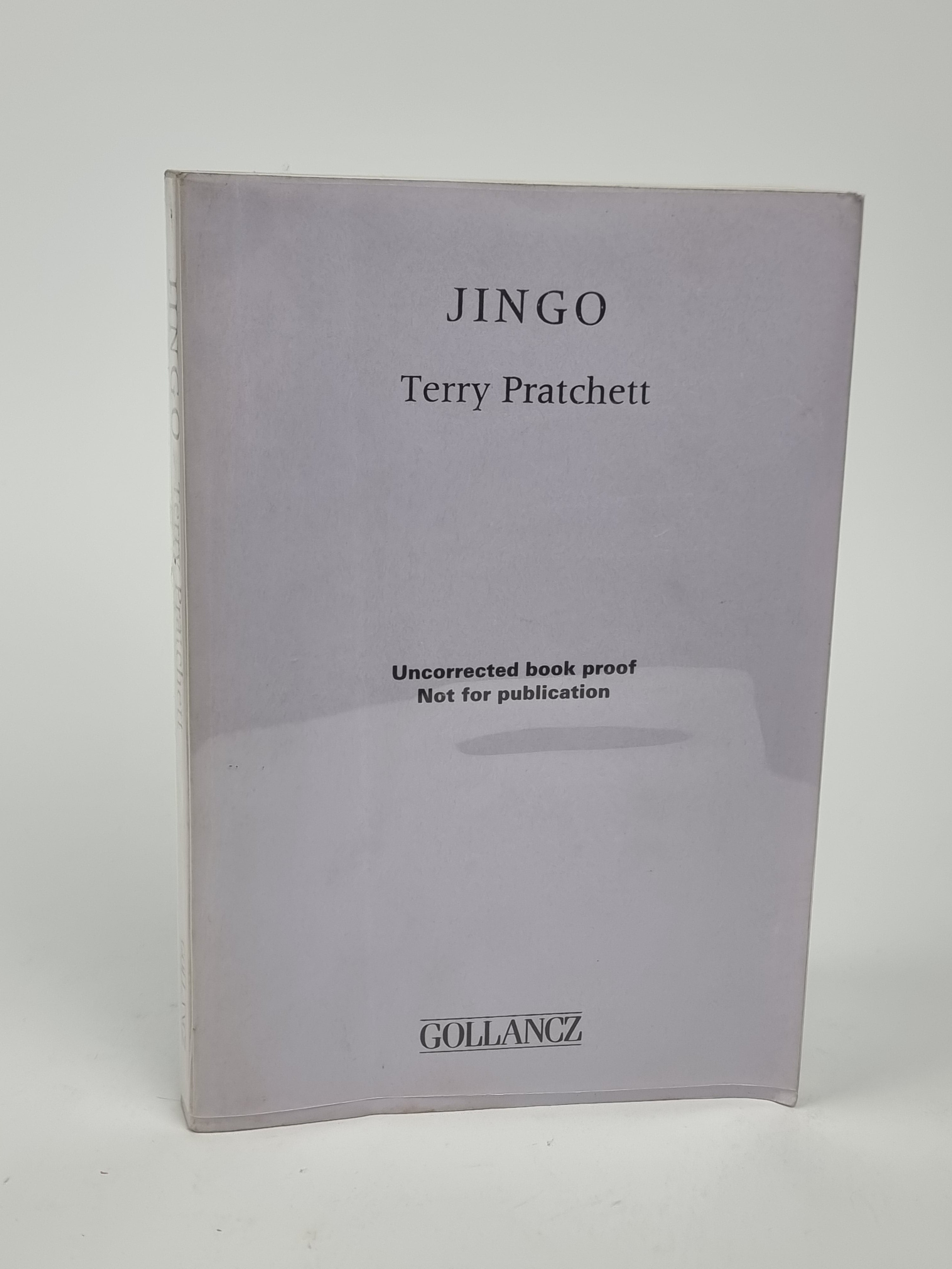Jingo, Terry Pratchett — Uncorrected Proof