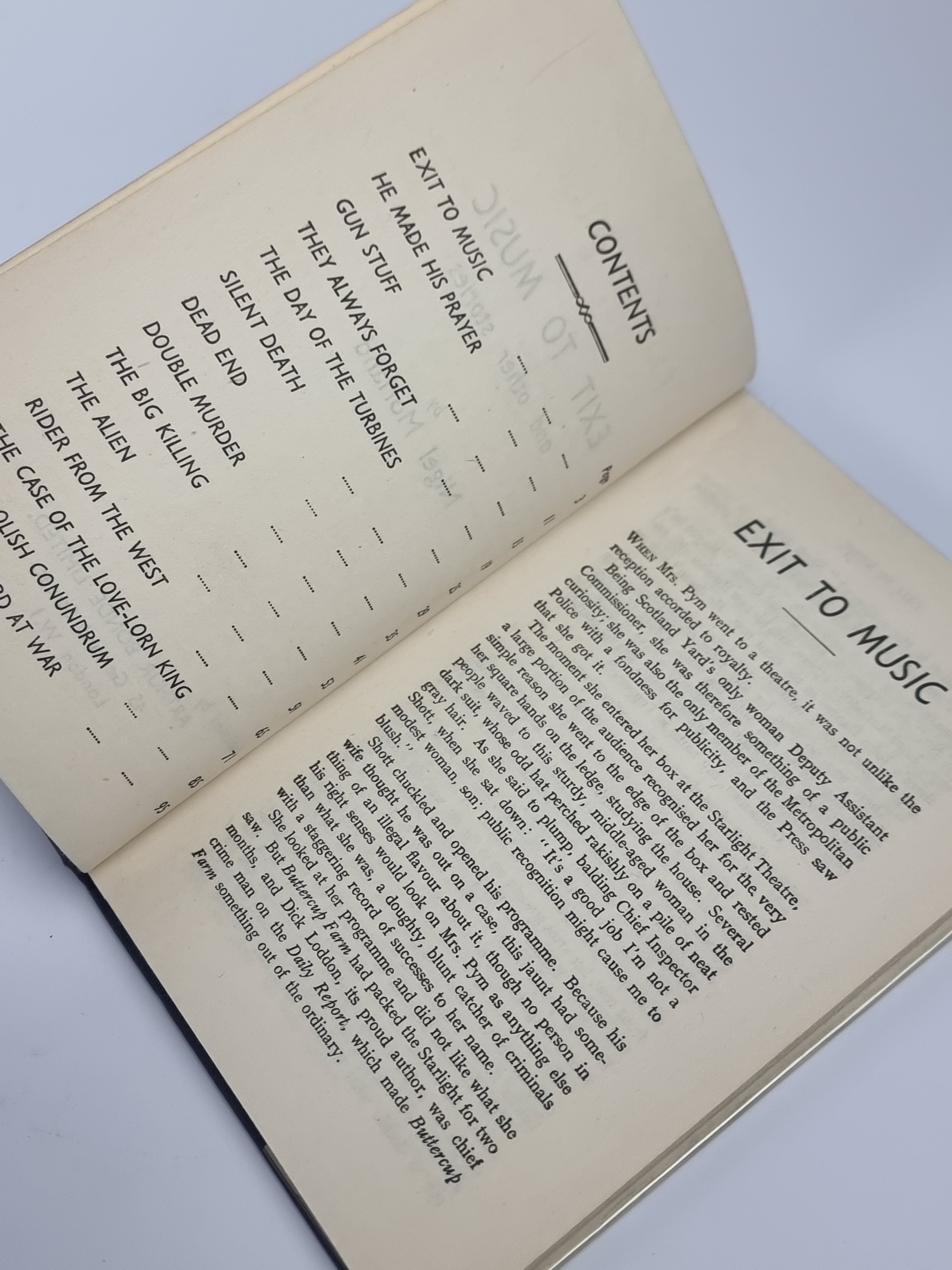 Exit to Music, Nigel Morland — 1st Edition