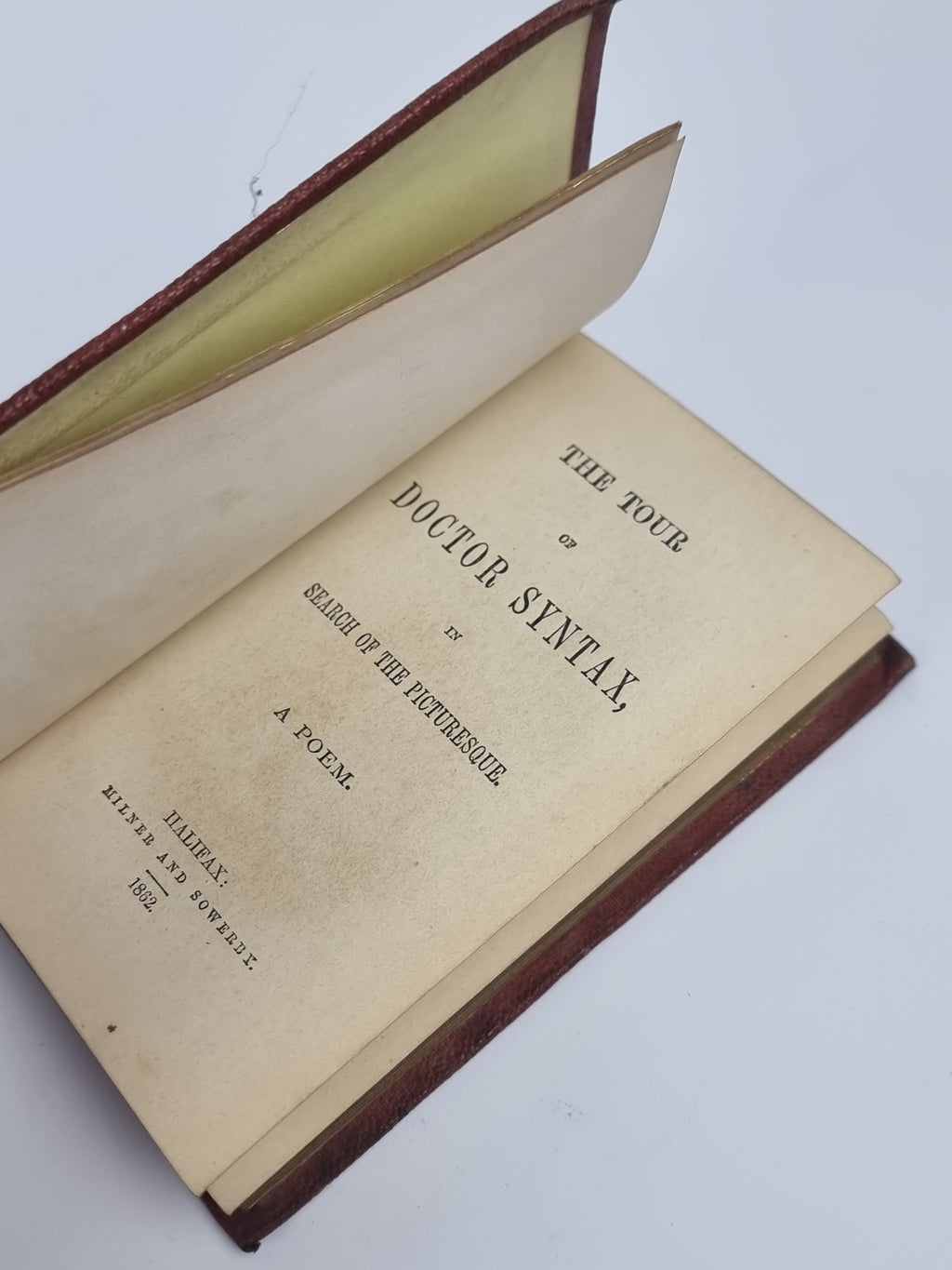 The Tour of Doctor Syntax, In Search of the Picturesque: A Poem, William Combe
